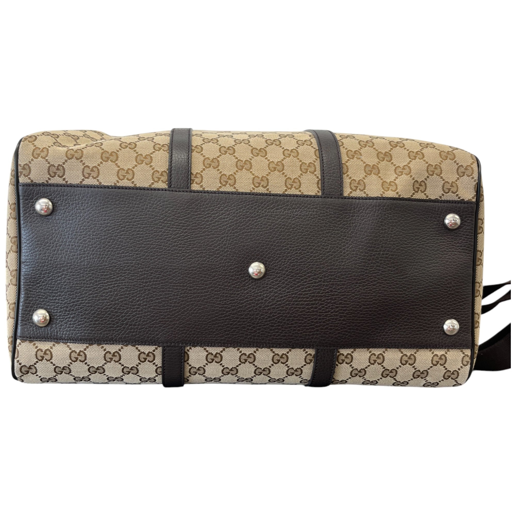 Gg Boston Duffle Bag Beige