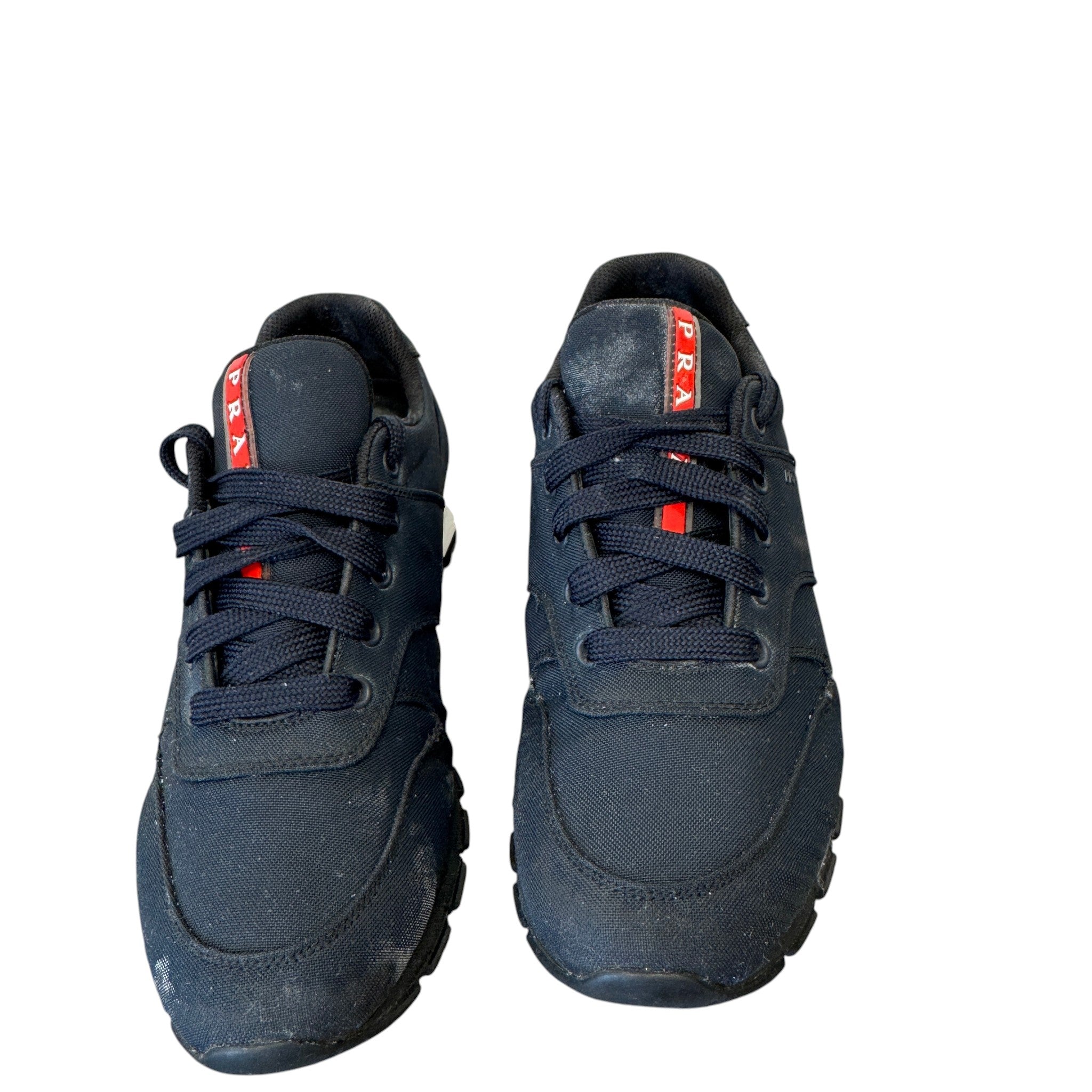 Men's Nylon Prax01 Low Trainers Navy Size EU 40 / UK 6