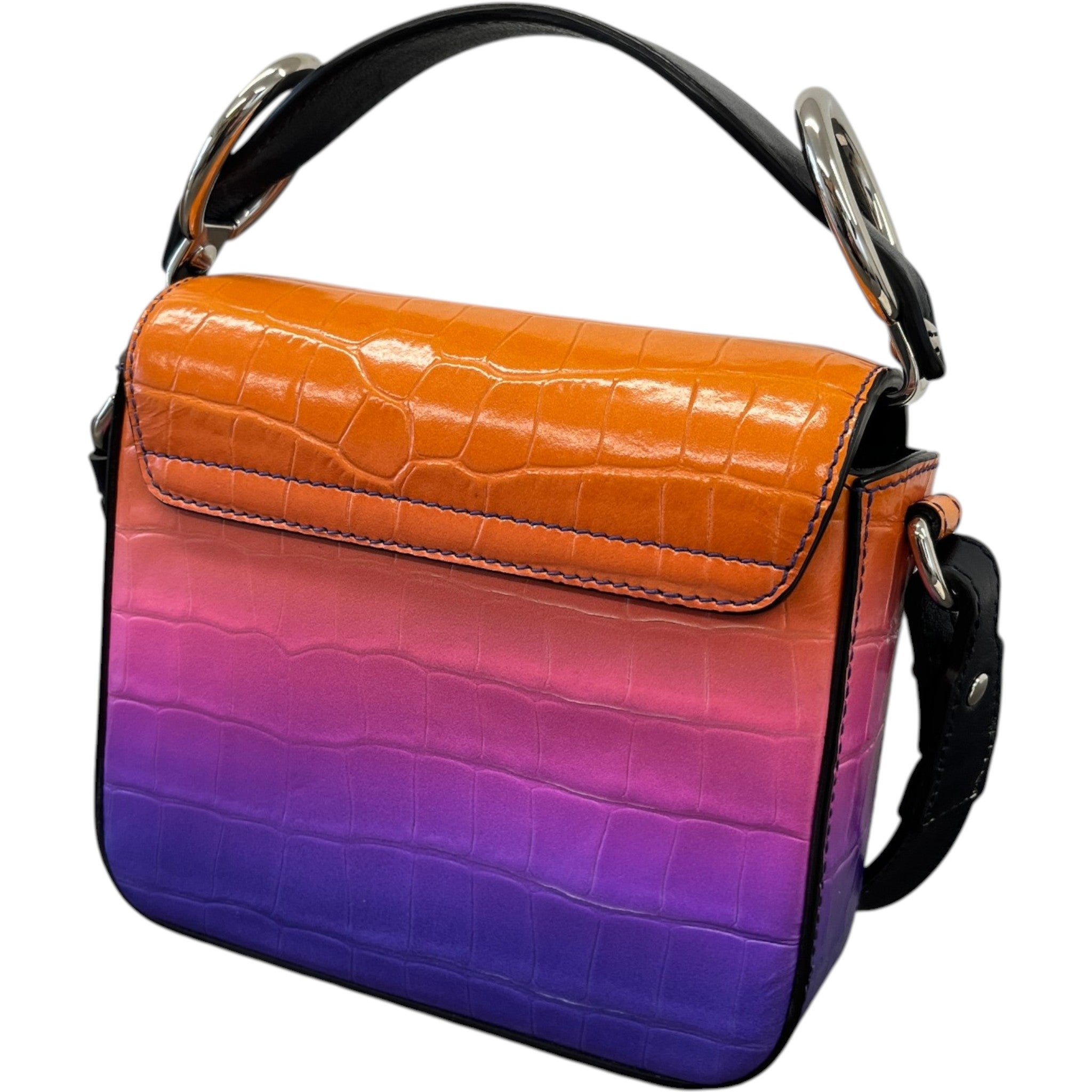 Women's Mini Top Handle Handbag Orange