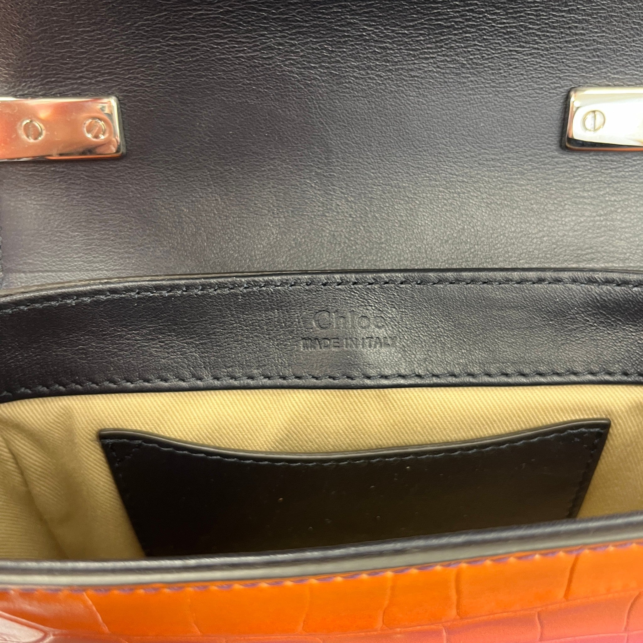 Women's Mini Top Handle Handbag Orange