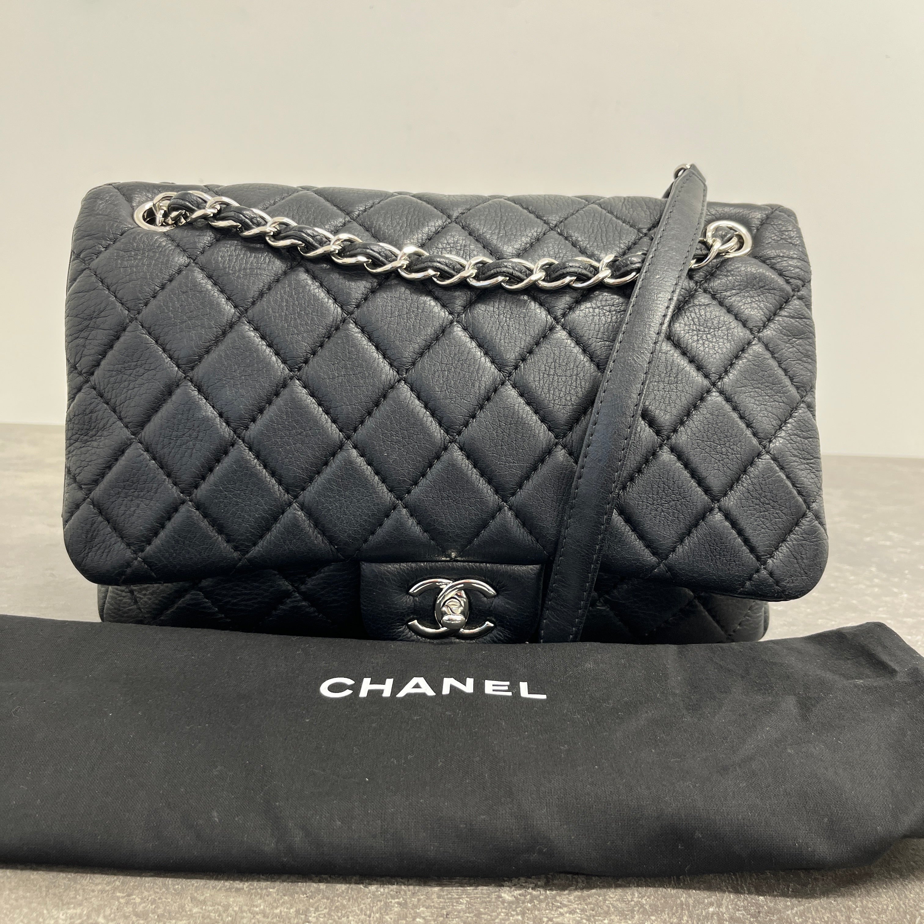 Women's Easy Flap Shoulder Bag Black