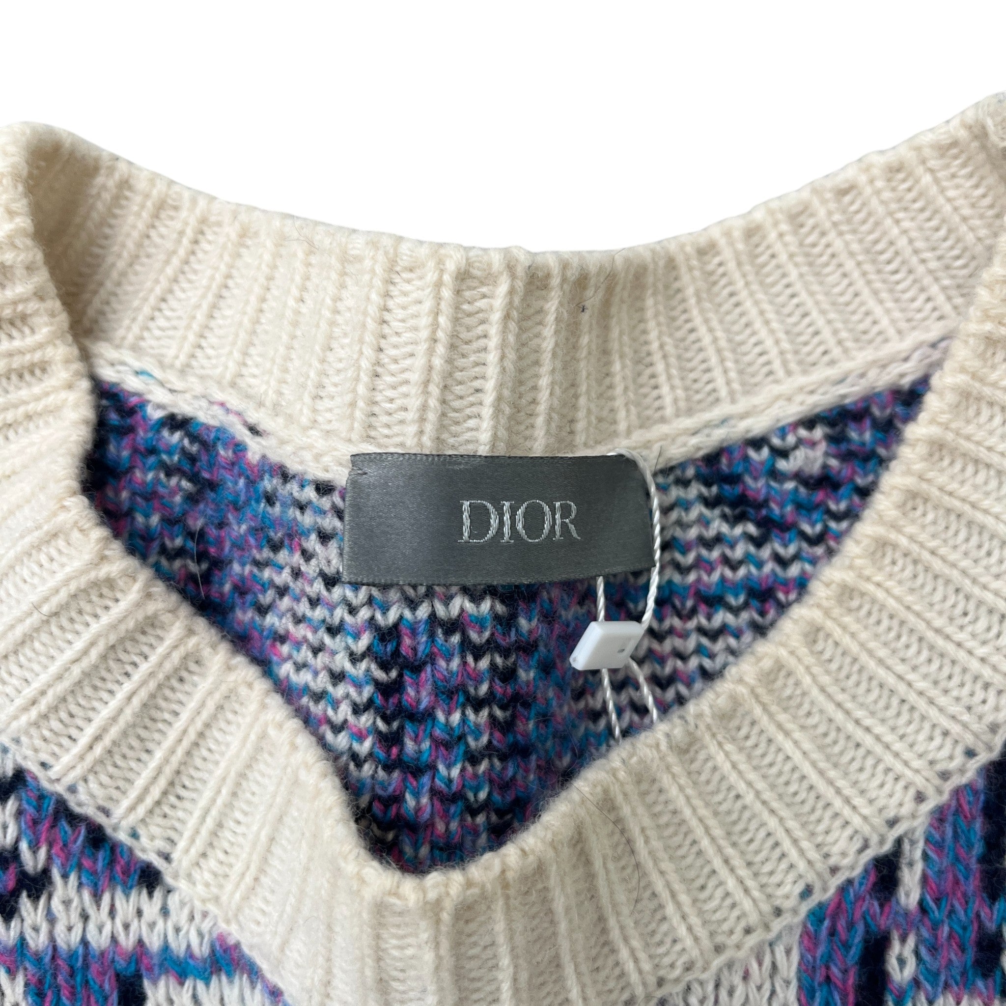 Men's Oblique Jumper Multi-Coloured Size M