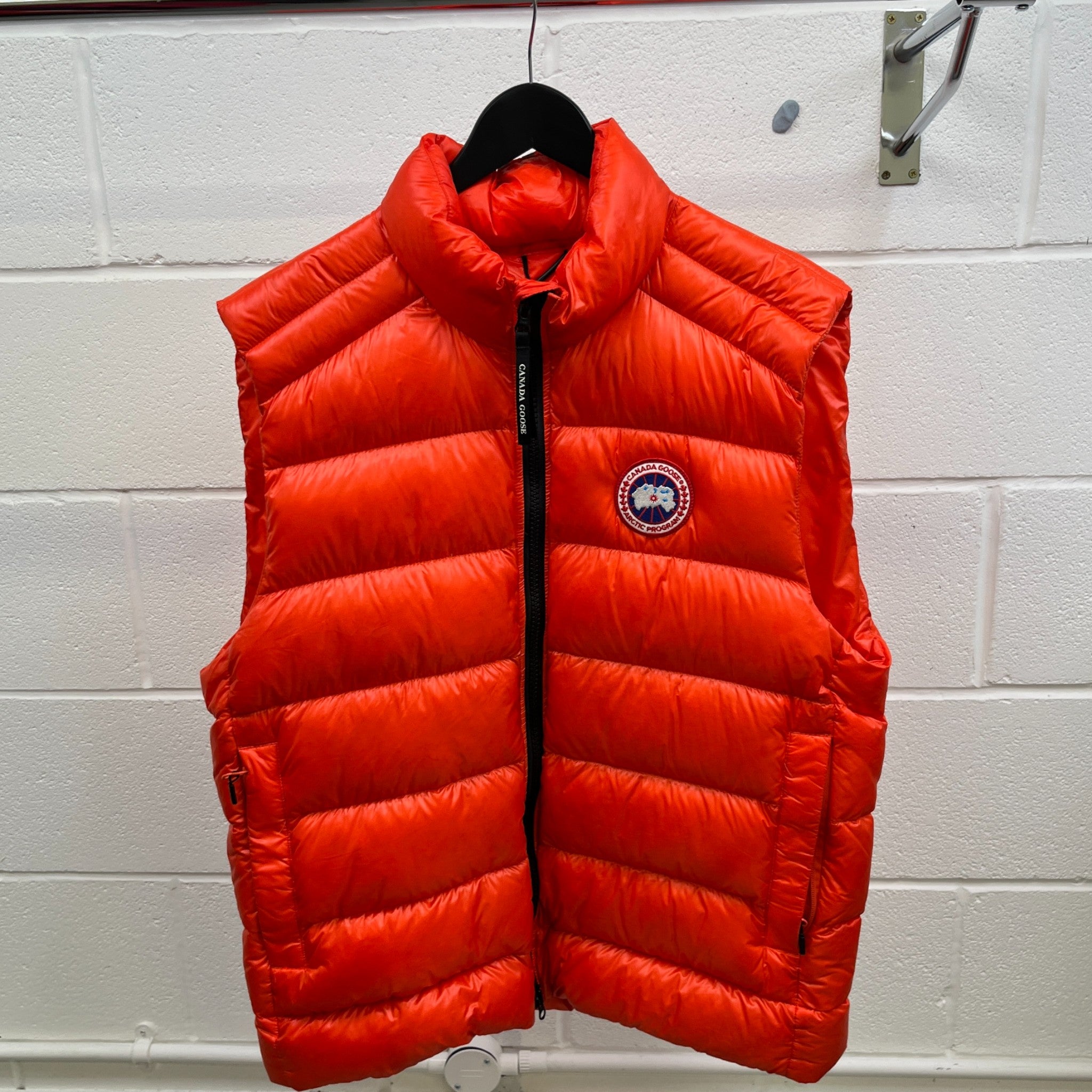 Men's Crofton Gilet Orange Size XL