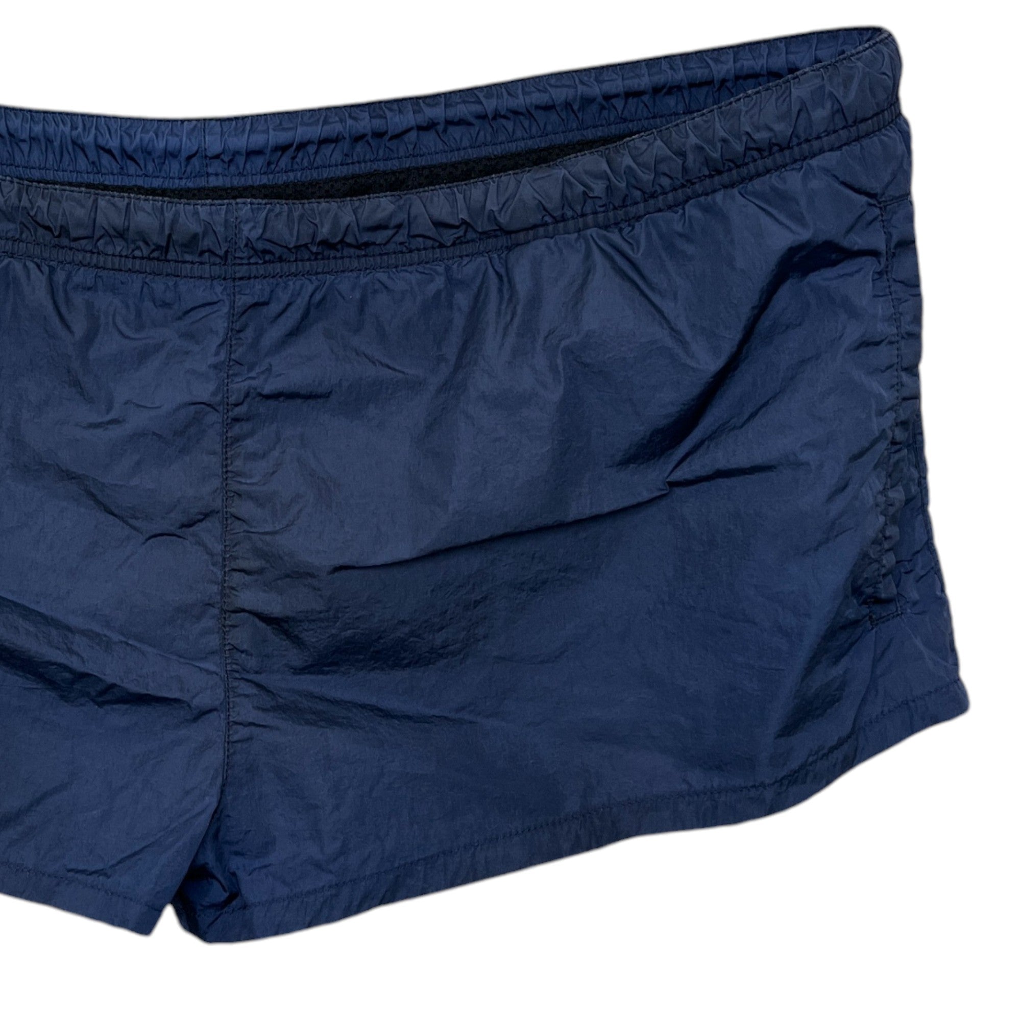 Men's Rubber Logo Swim Shorts Navy Size W36 / IT 52