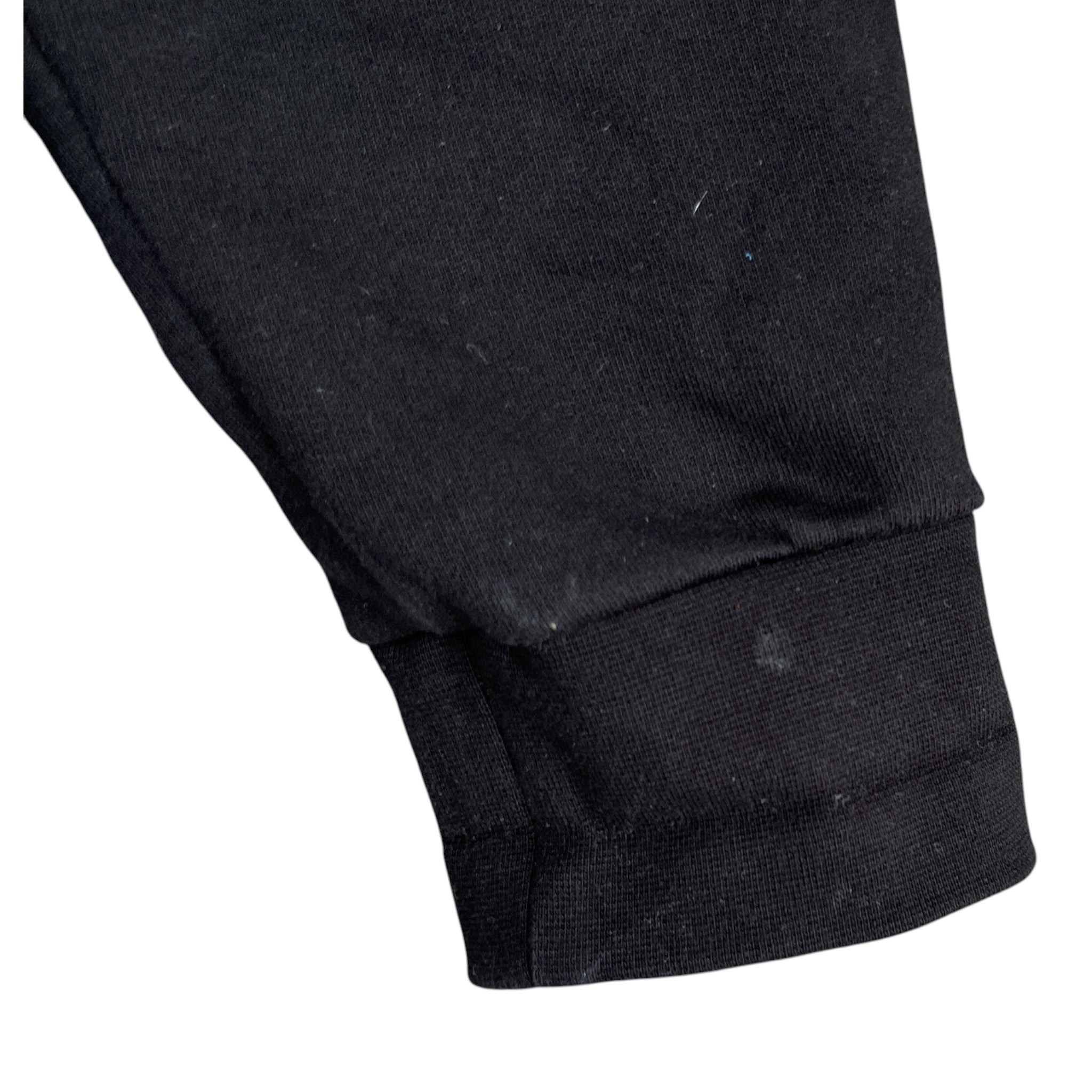 Men's Logo Print Hoodie Black Size M