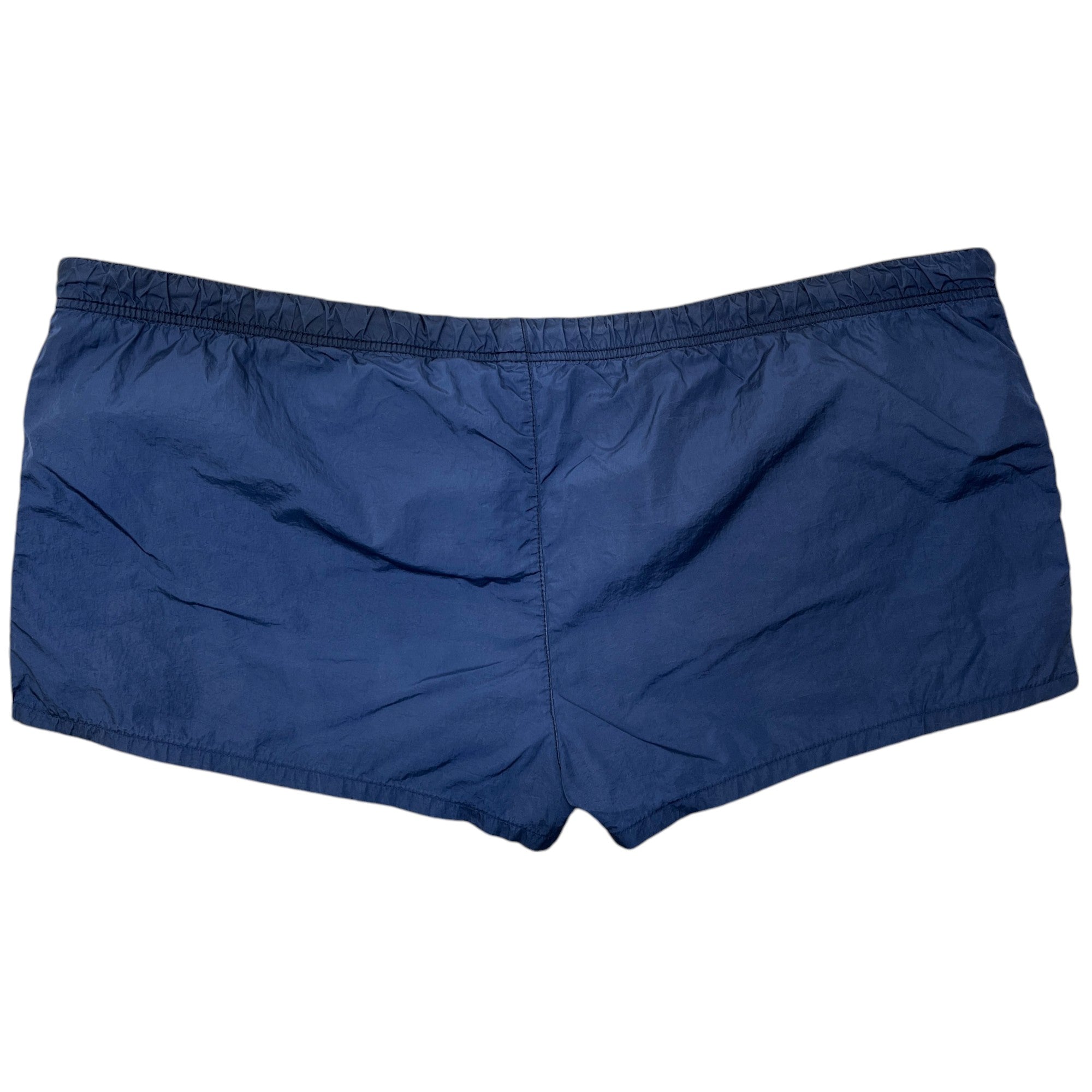 Men's Rubber Logo Swim Shorts Navy Size W36 / IT 52