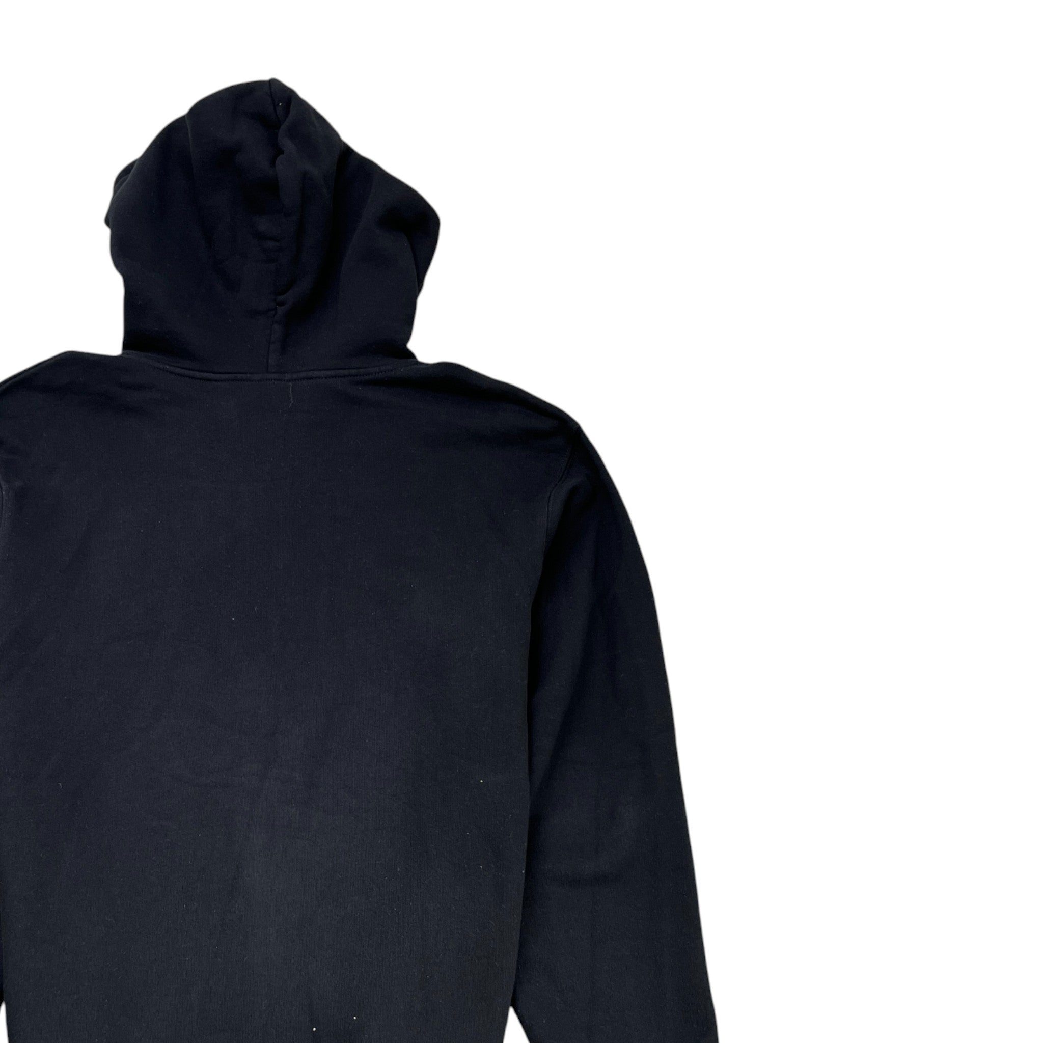 Men's Logo Print Hoodie Black Size M