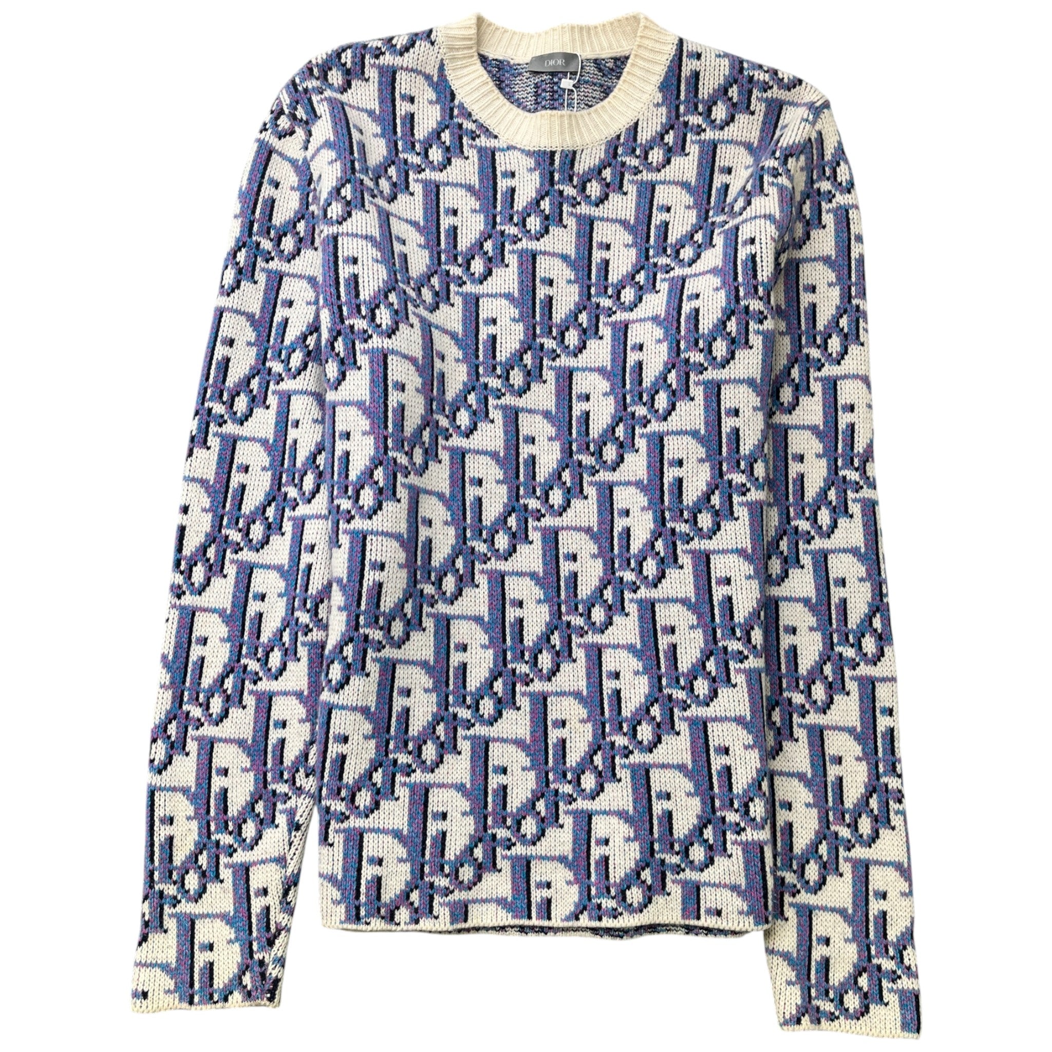 Men's Oblique Jumper Multi-Coloured Size M