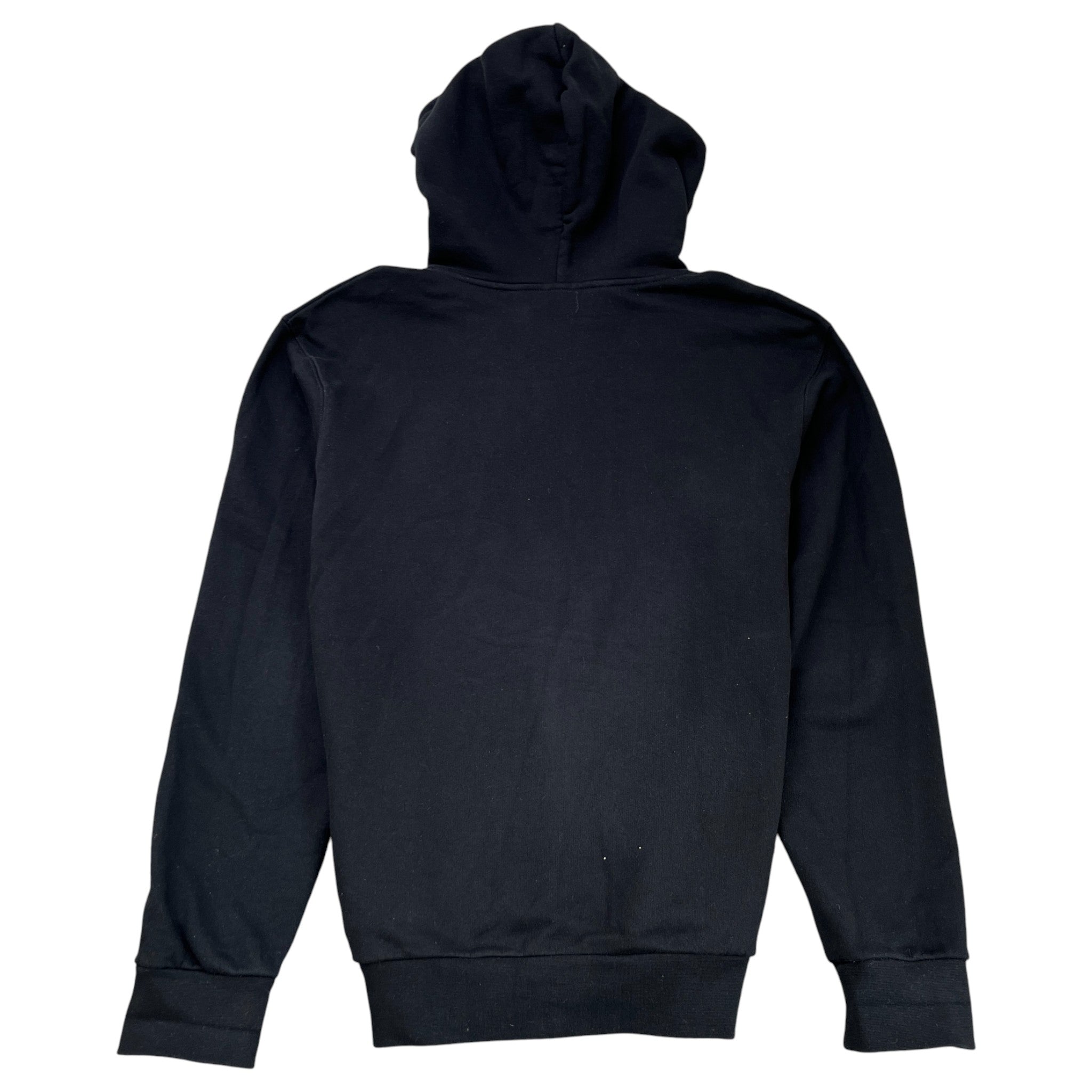 Men's Logo Print Hoodie Black Size M