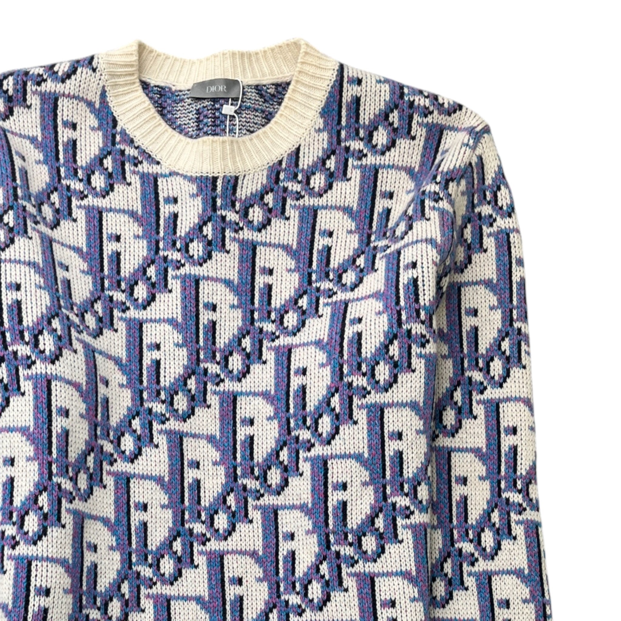 Men's Oblique Jumper Multi-Coloured Size M