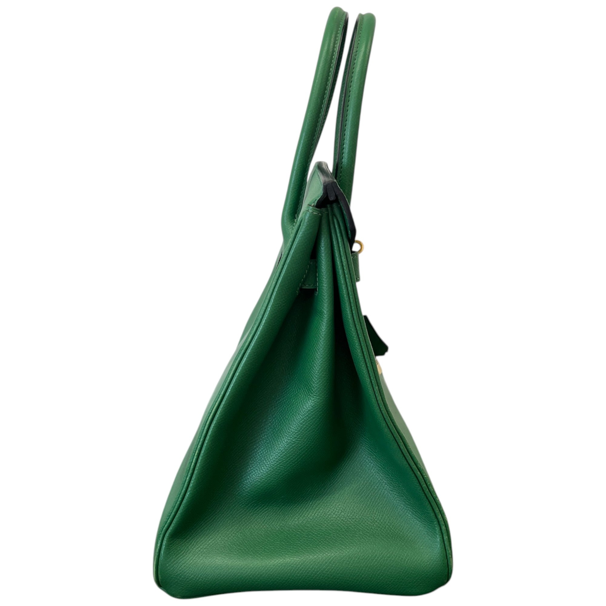 Women's Birkin 35 Epsom Leather Handbag Green
