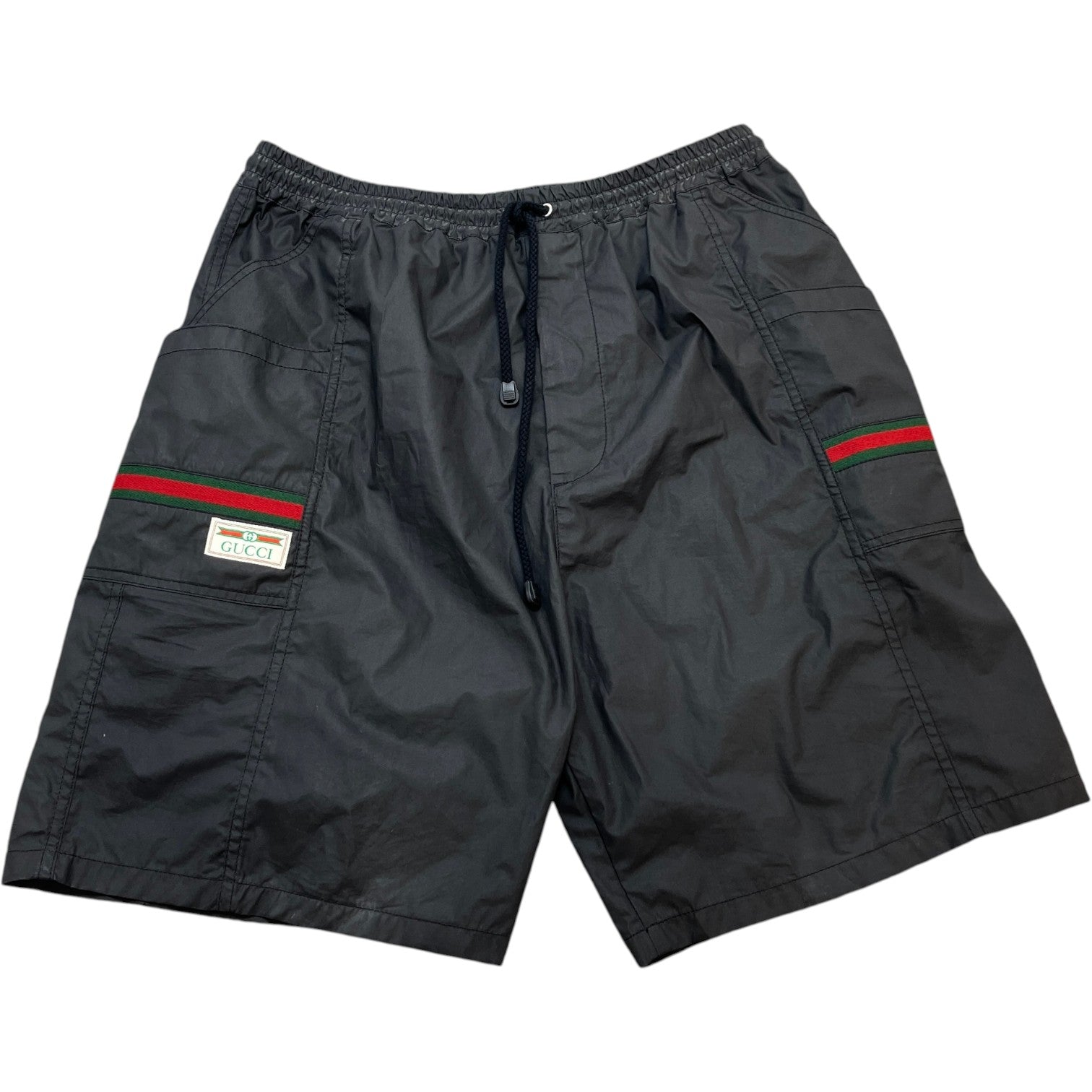 Men's Web Logo Shorts Black Size IT 48 / UK 32