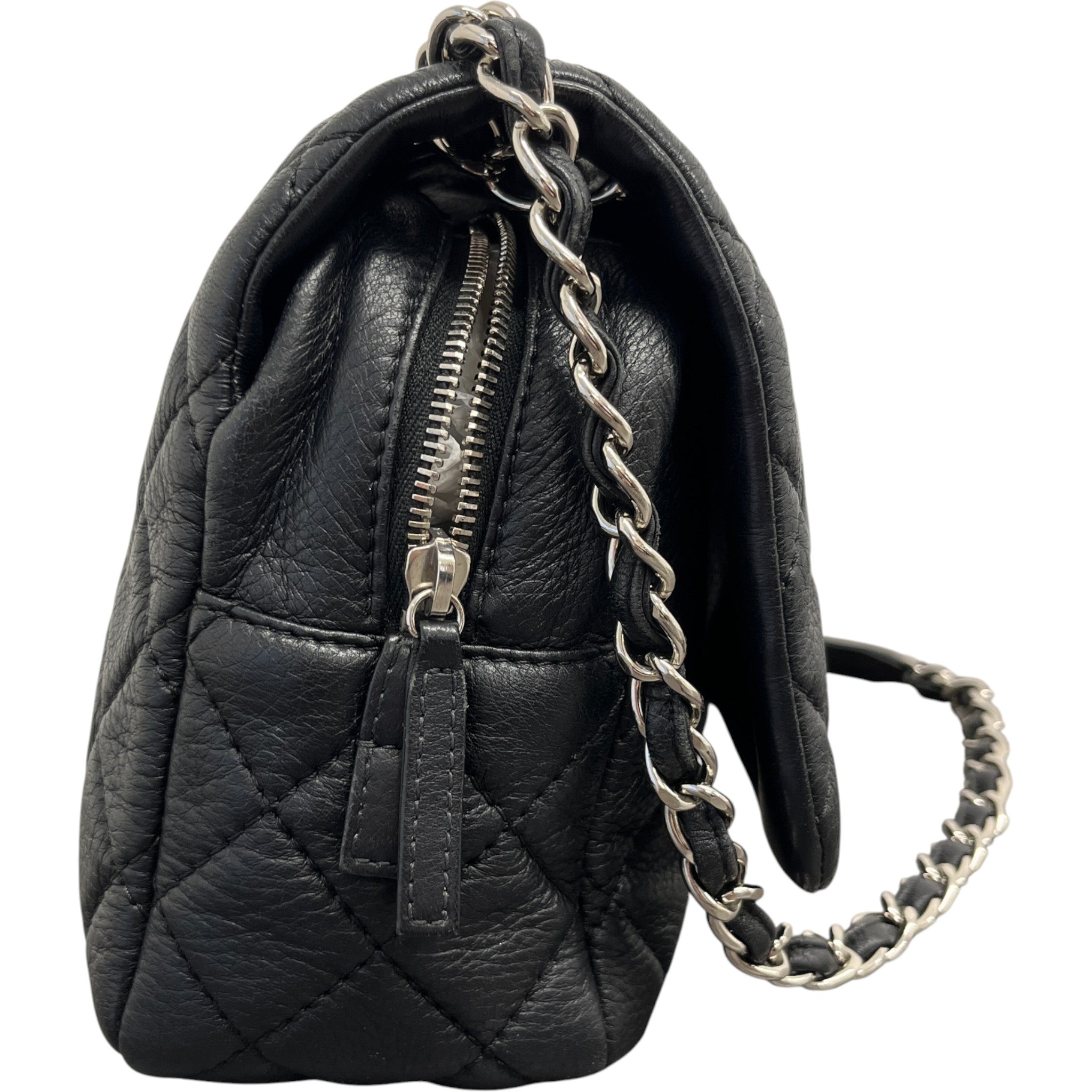 Women's Easy Flap Shoulder Bag Black