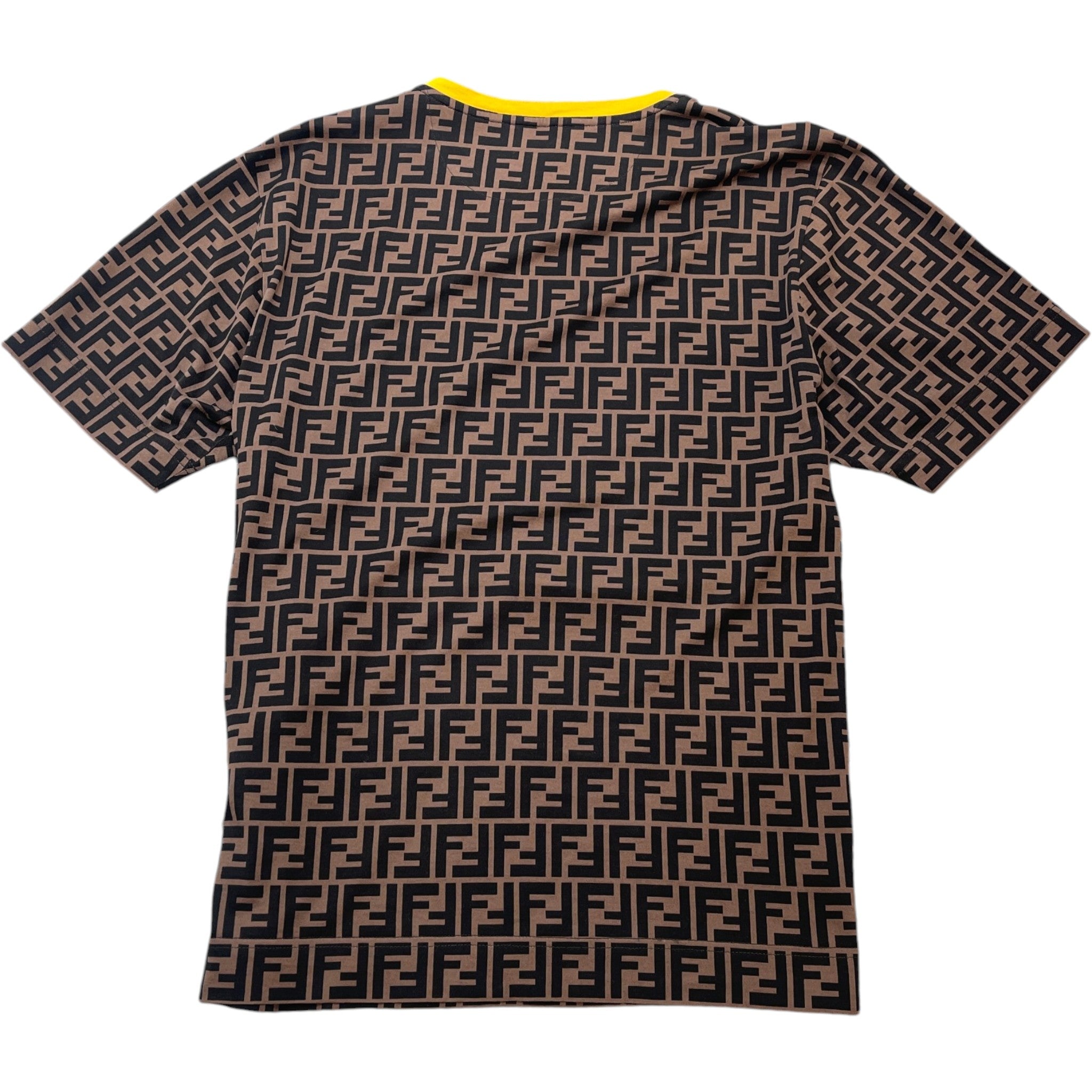 Men's Ff Monogram T-Shirt Brown Size M