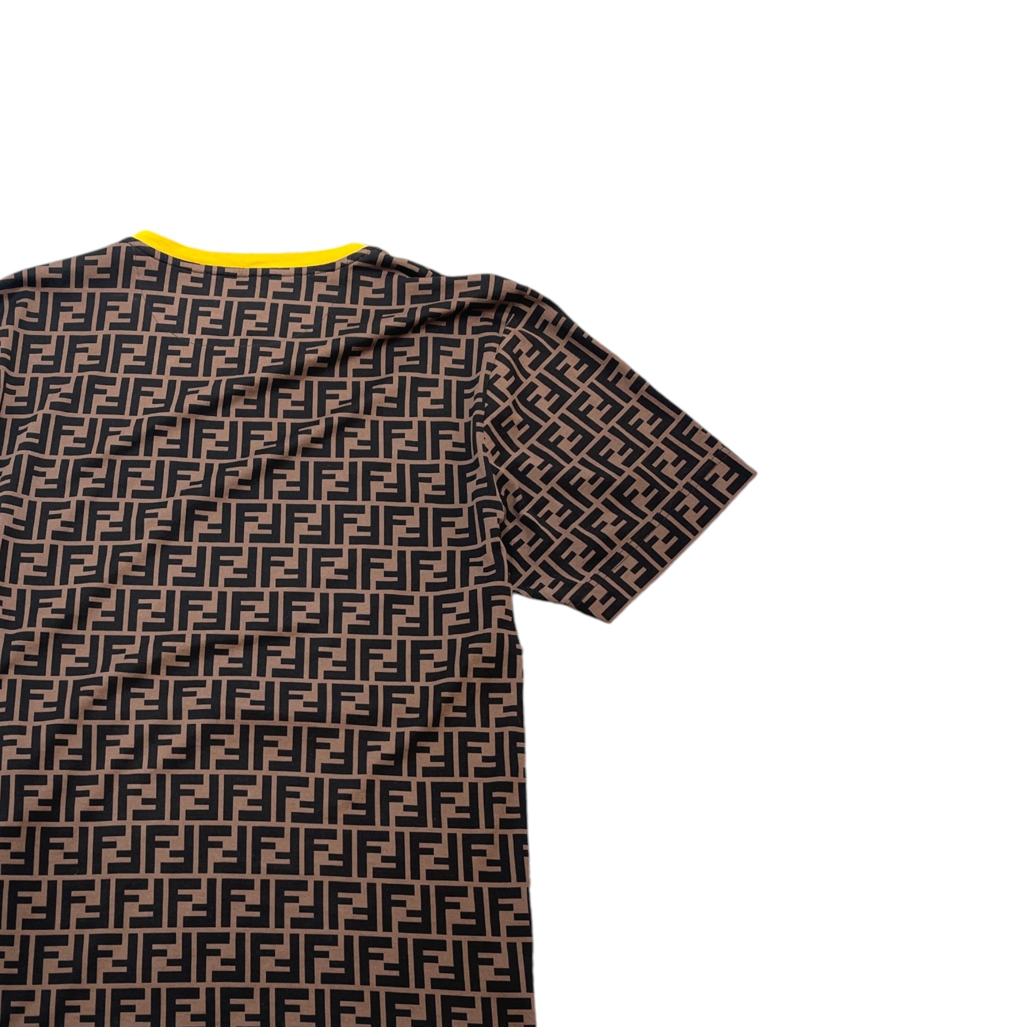 Men's Ff Monogram T-Shirt Brown Size M