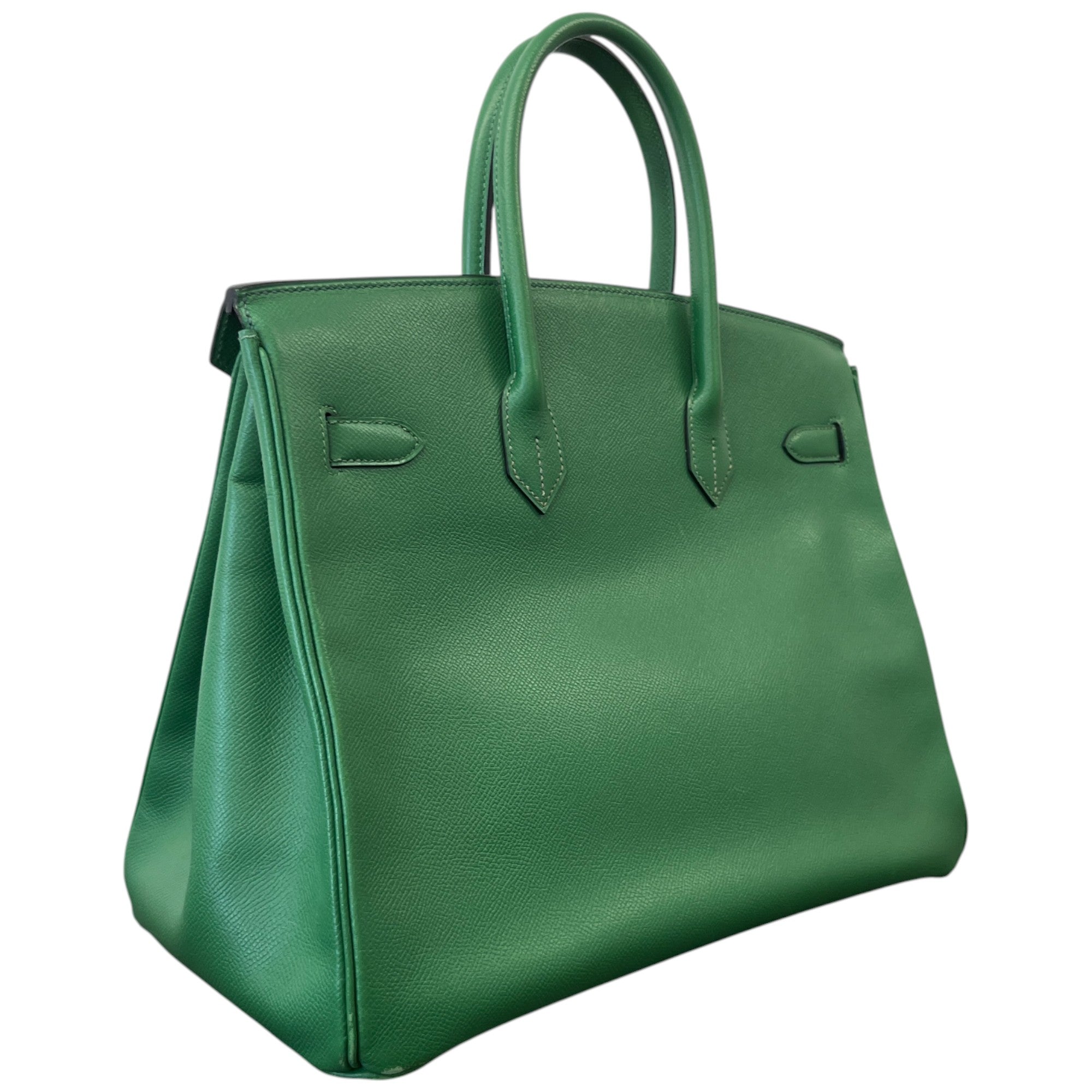 Women's Birkin 35 Epsom Leather Handbag Green