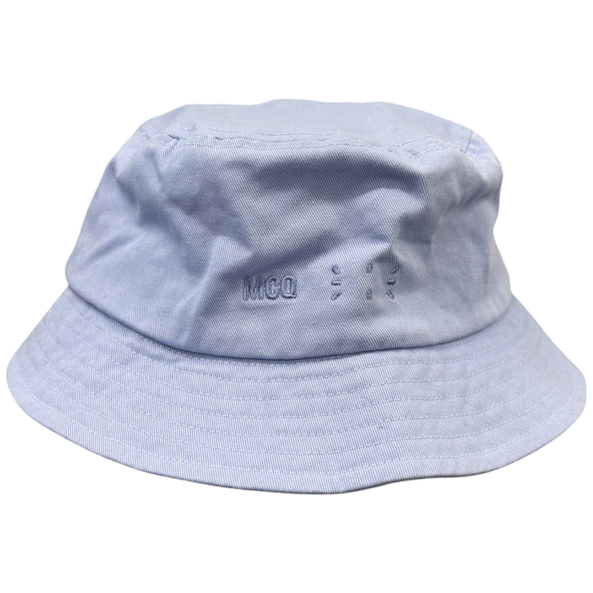 Men's Embroidered Logo Bucket Hat Purple Size L
