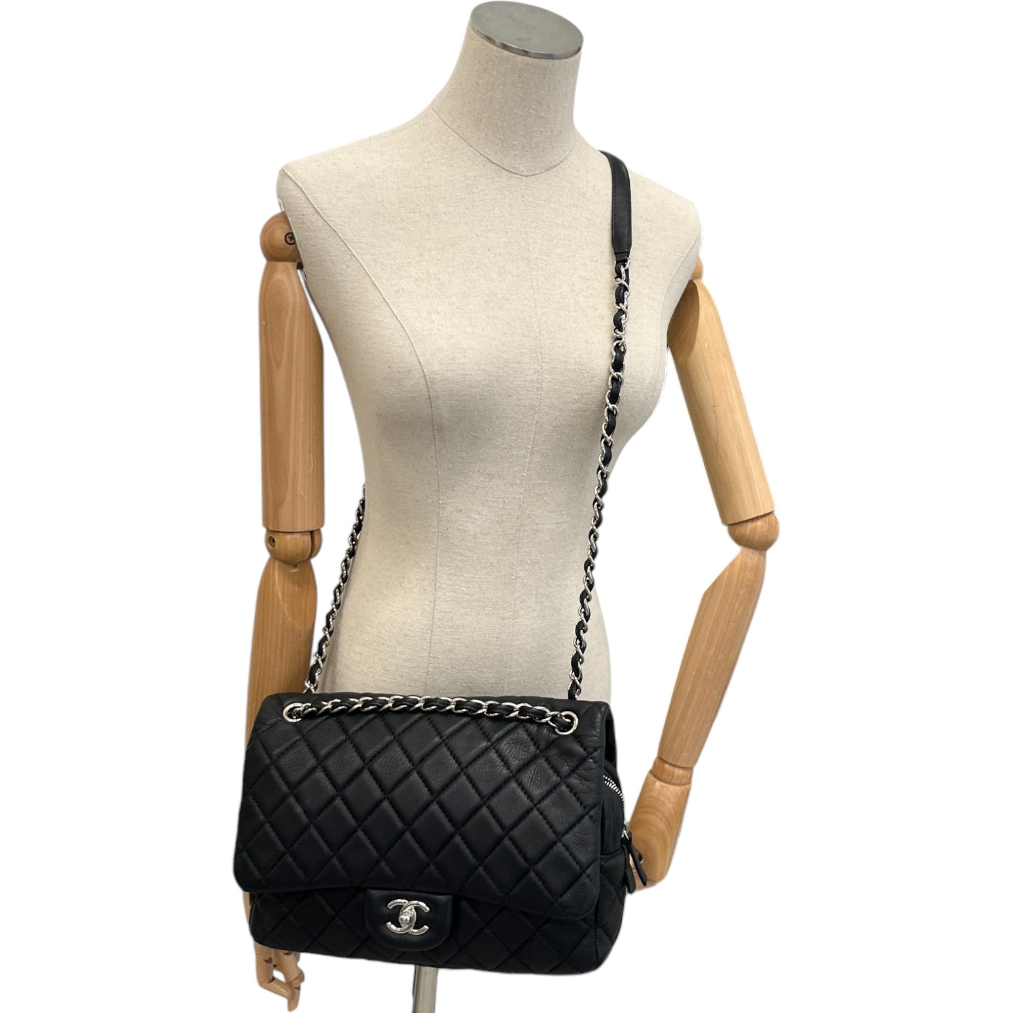Women's Easy Flap Shoulder Bag Black