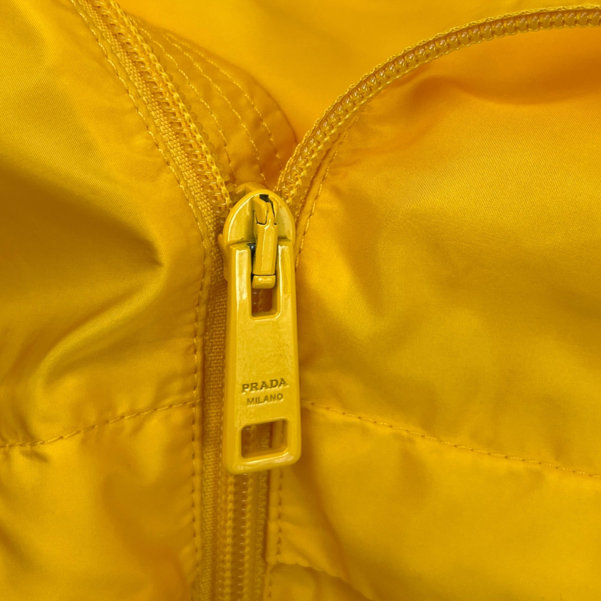 Men's Re-Nylon Blouson Jacket Yellow Size IT 46 / S