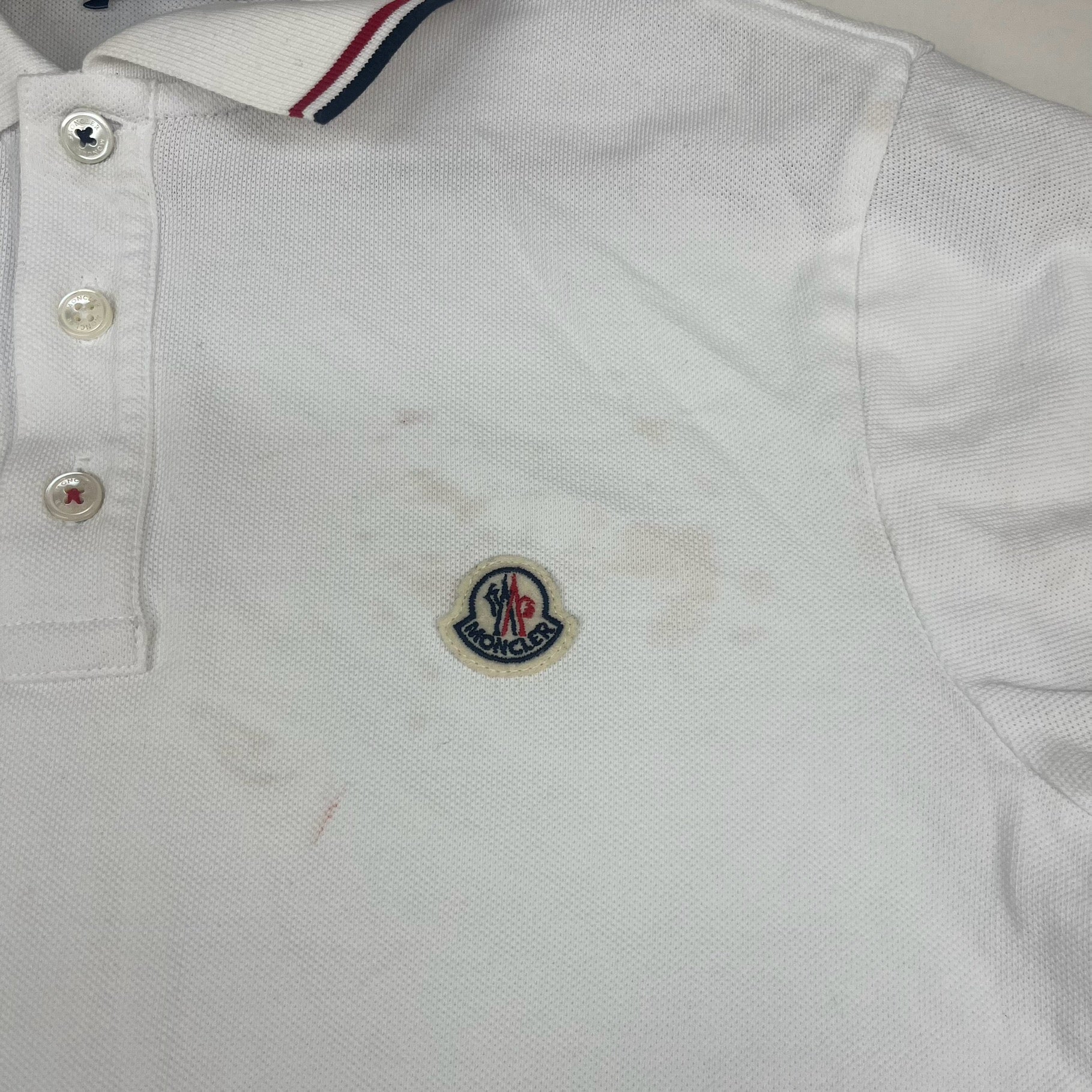 Men's Maglia Polo Shirt White Size S