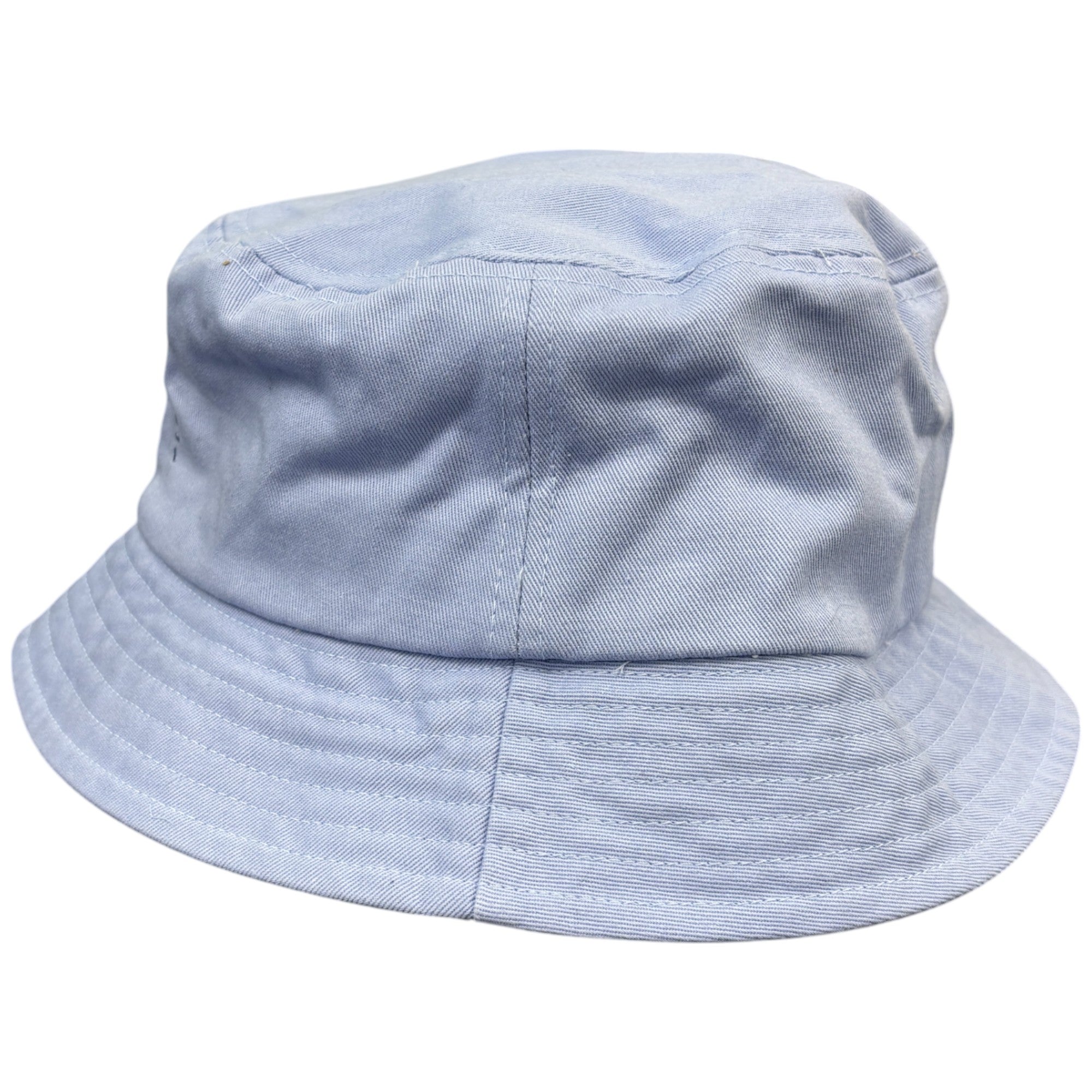 Men's Embroidered Logo Bucket Hat Purple Size L