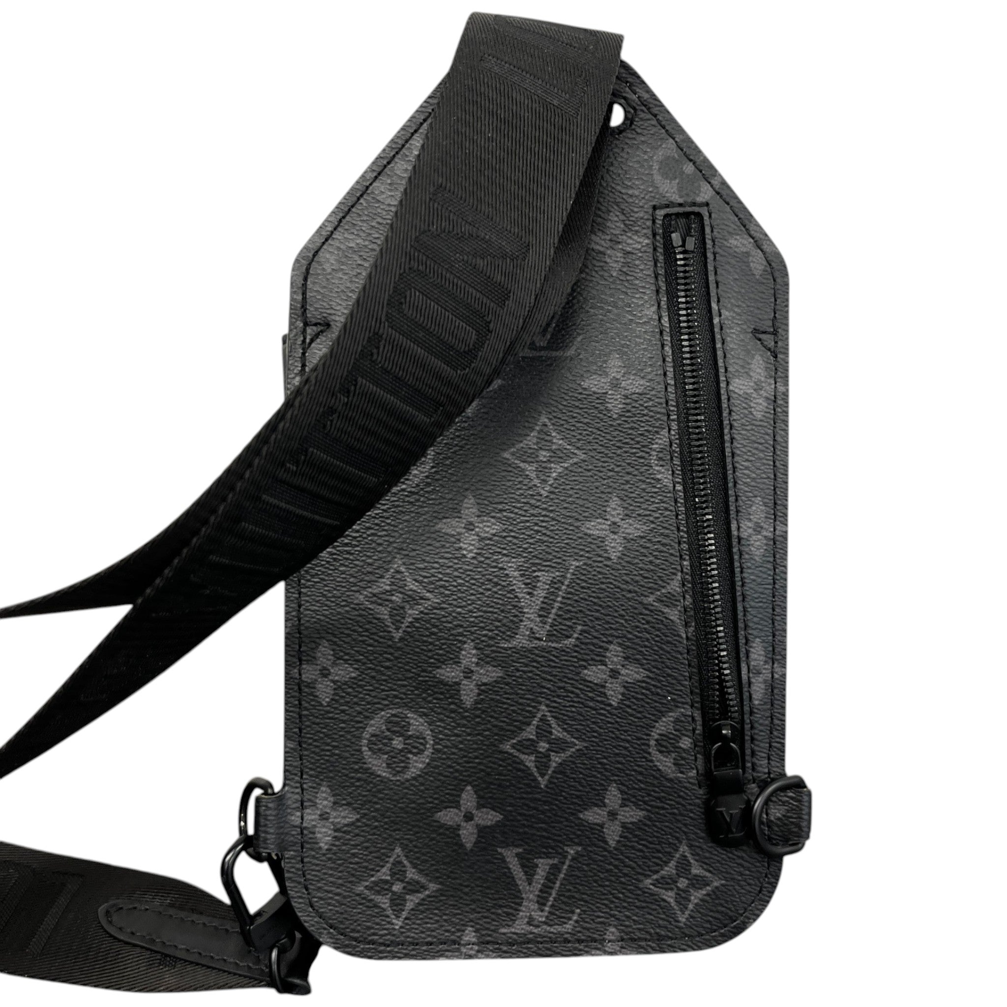 Men's Monogram Eclipse Saumur Slingbag Bag Charcoal