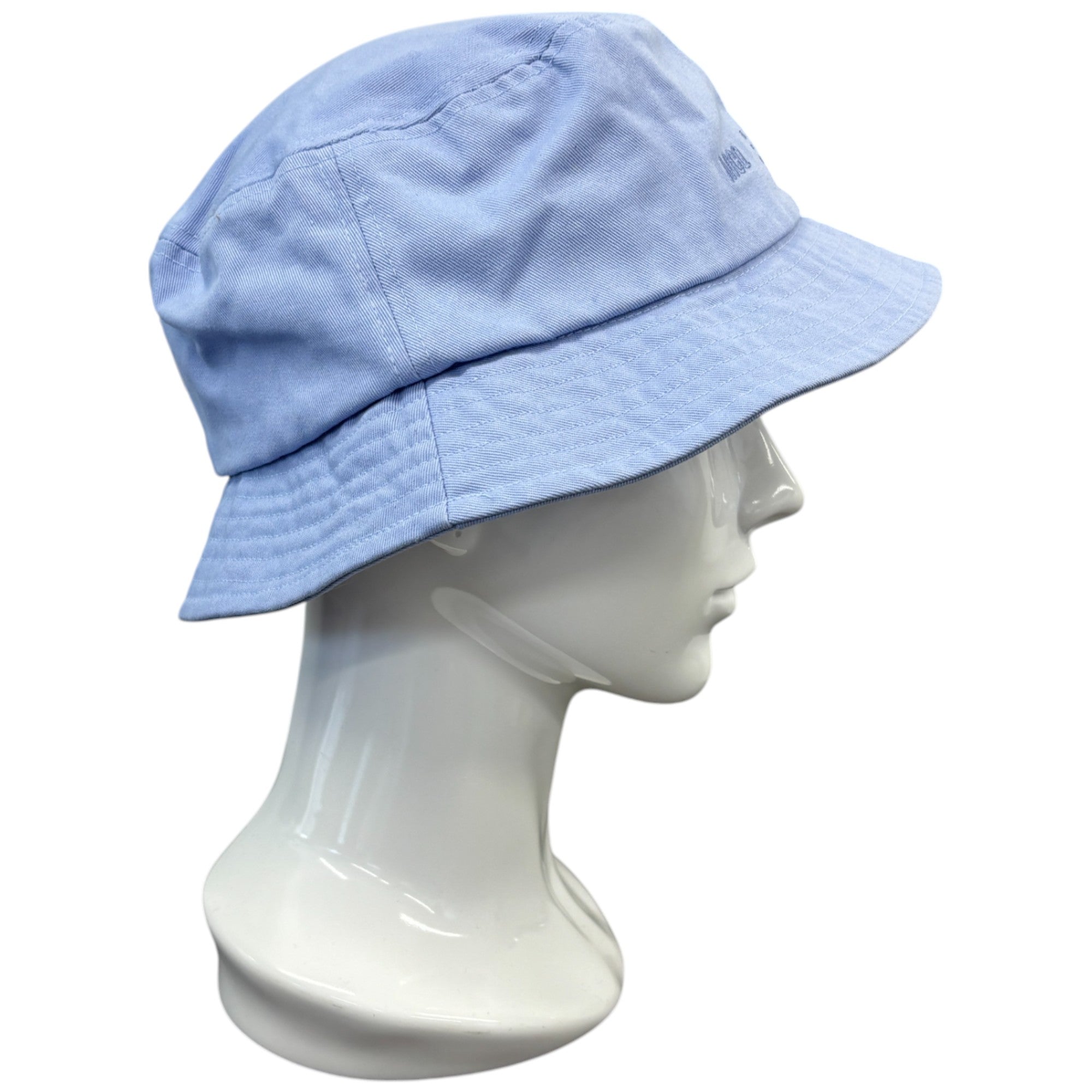 Men's Embroidered Logo Bucket Hat Purple Size L