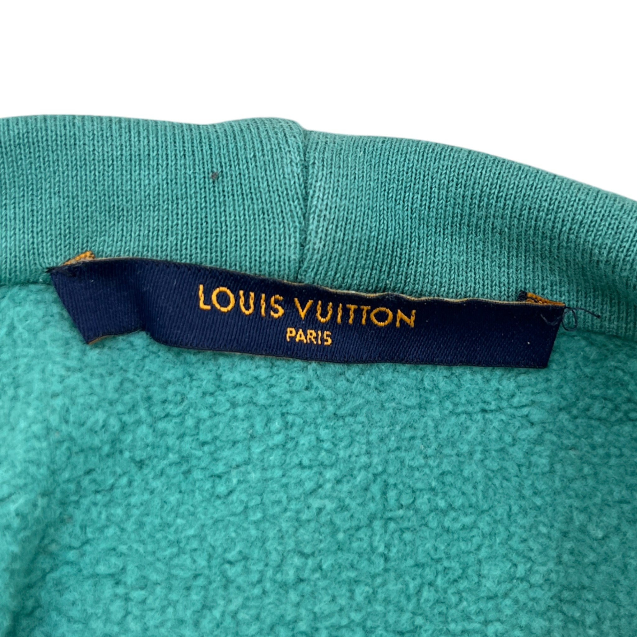 Men's Signature Logo Hoodie Green Size S