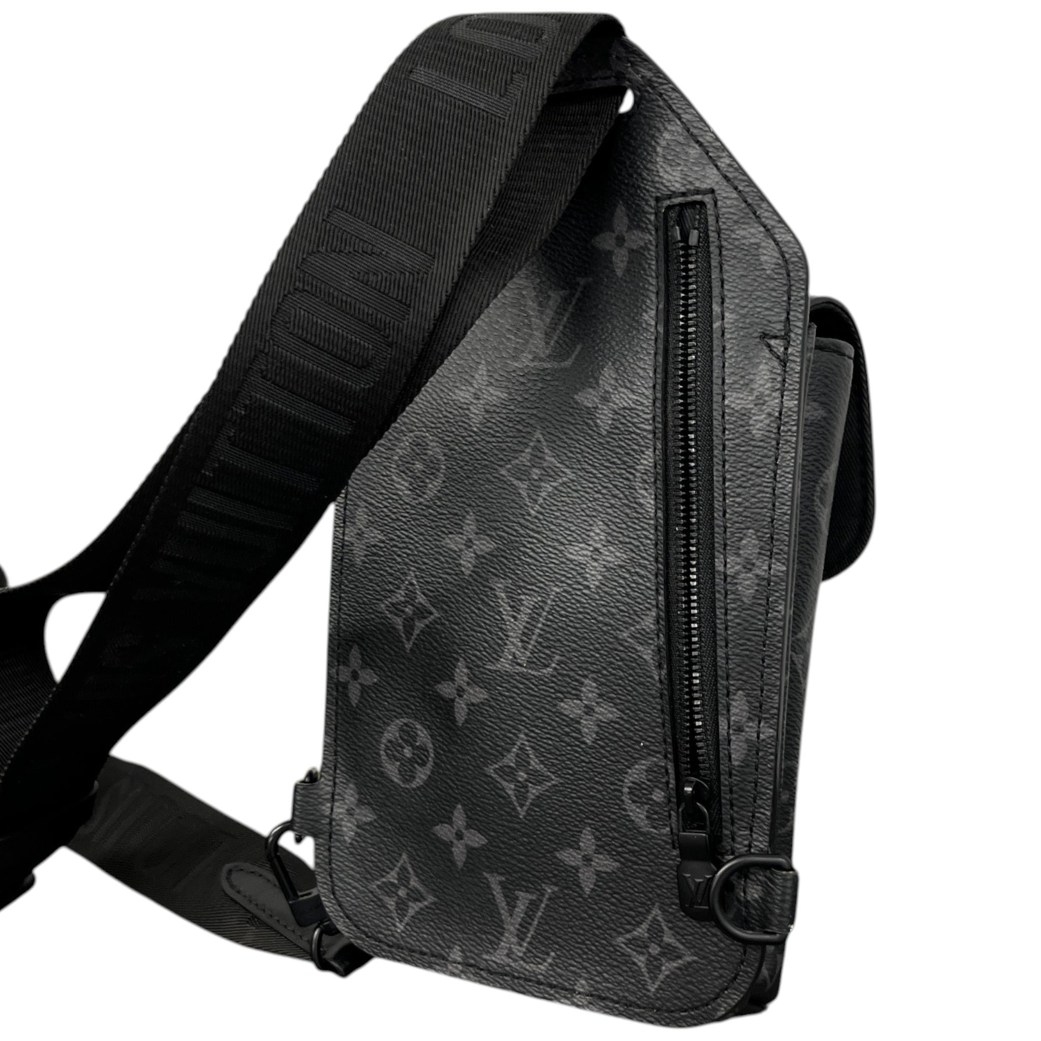 Men's Monogram Eclipse Saumur Slingbag Bag Charcoal