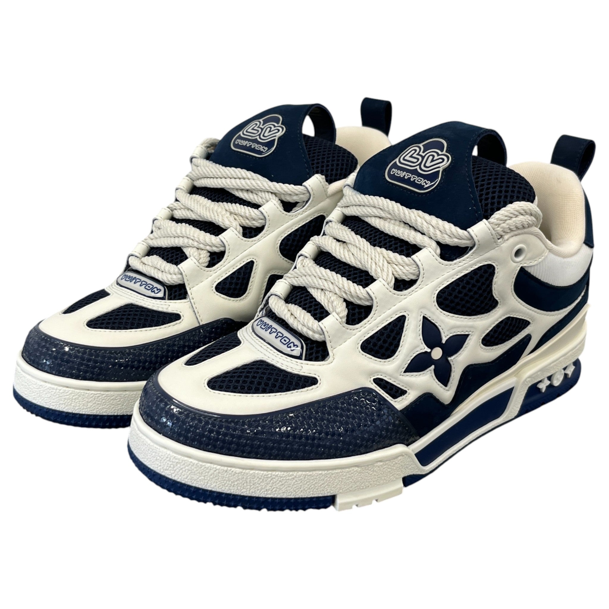 Men's Lv Skate Low Trainers Blue Size EU 41 / UK 7