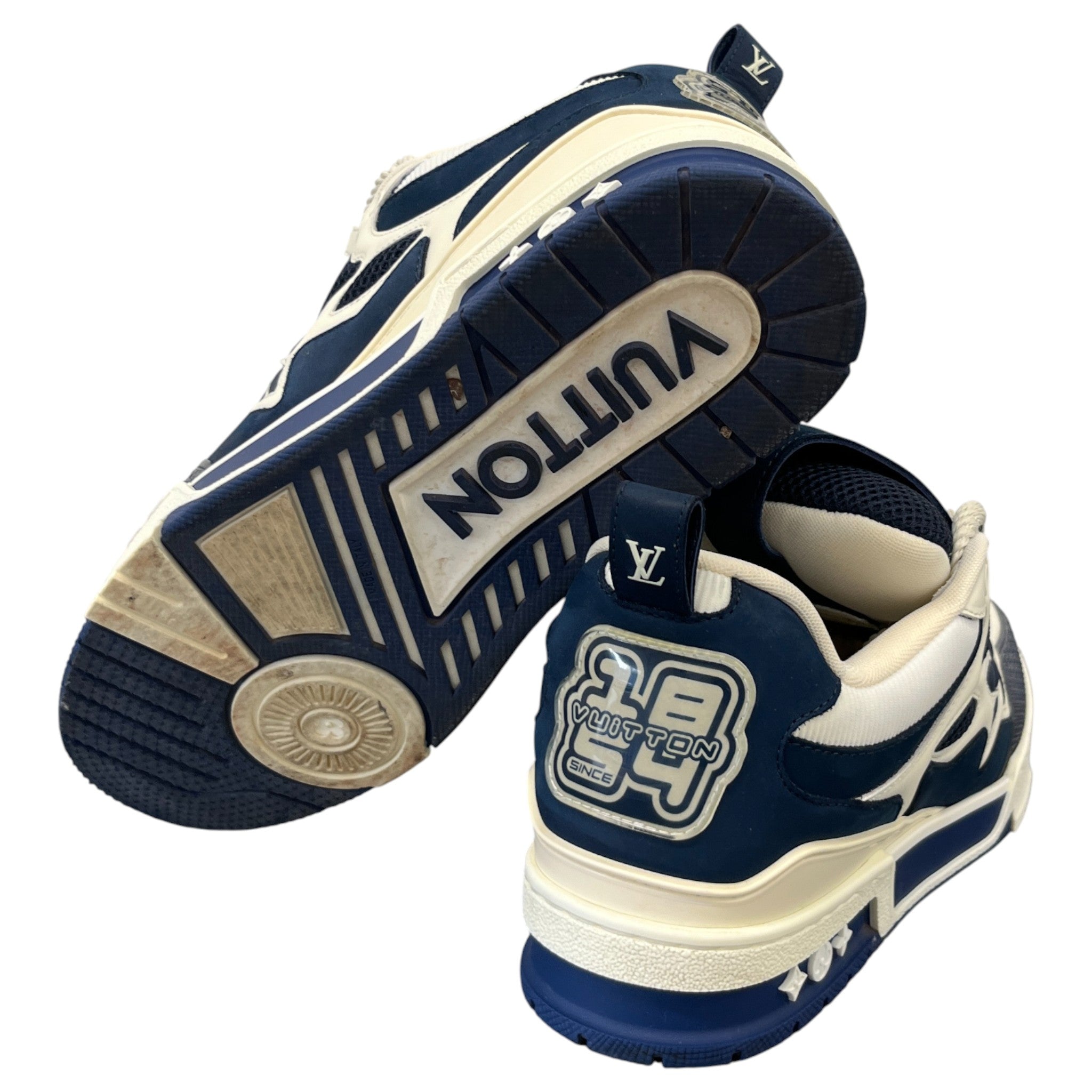 Men's Lv Skate Low Trainers Blue Size EU 41 / UK 7