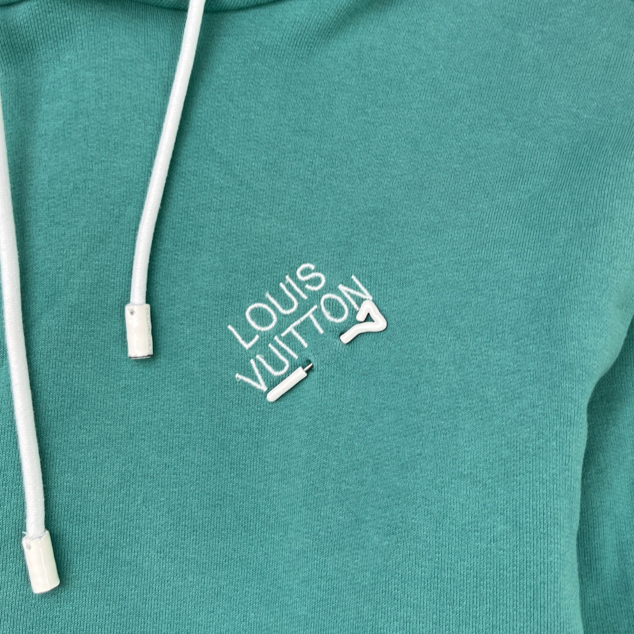 Men's Signature Logo Hoodie Green Size S