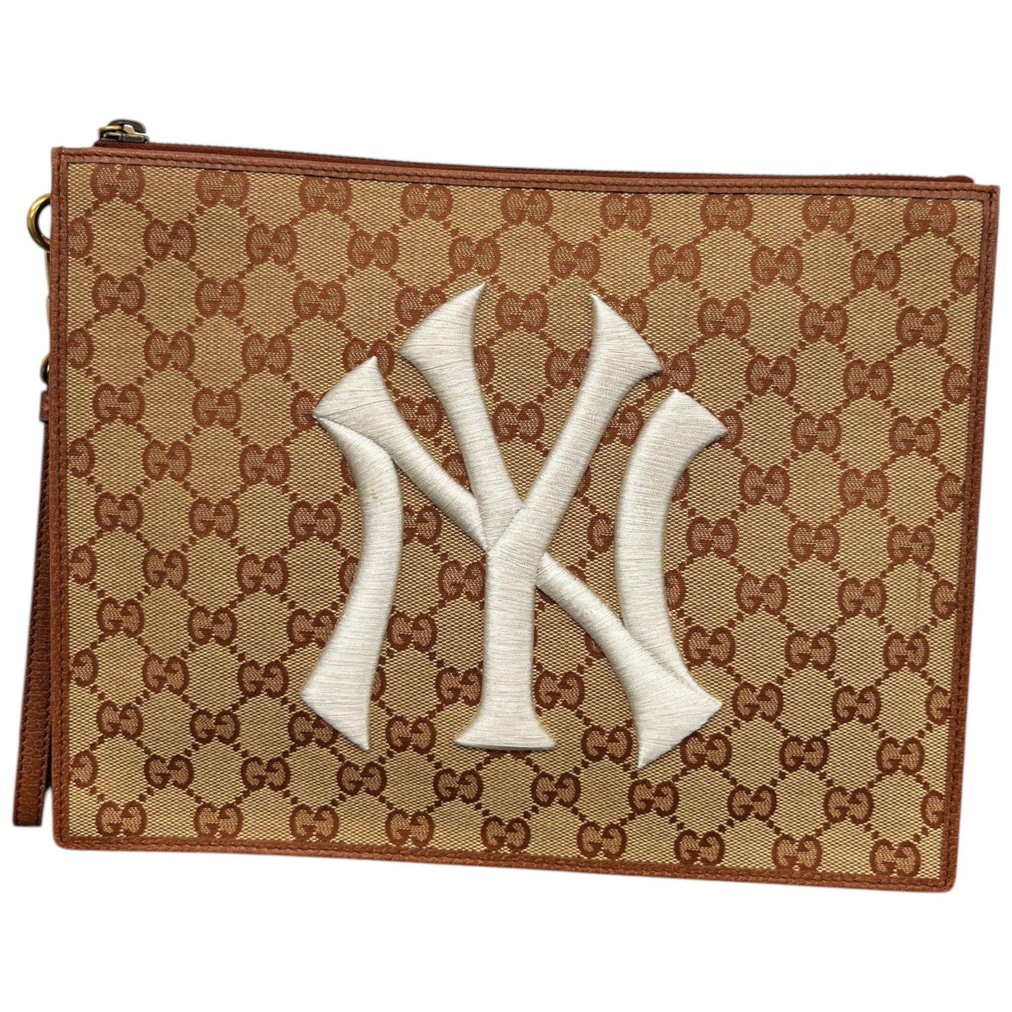 Men's Gg Supreme Pouch Brown