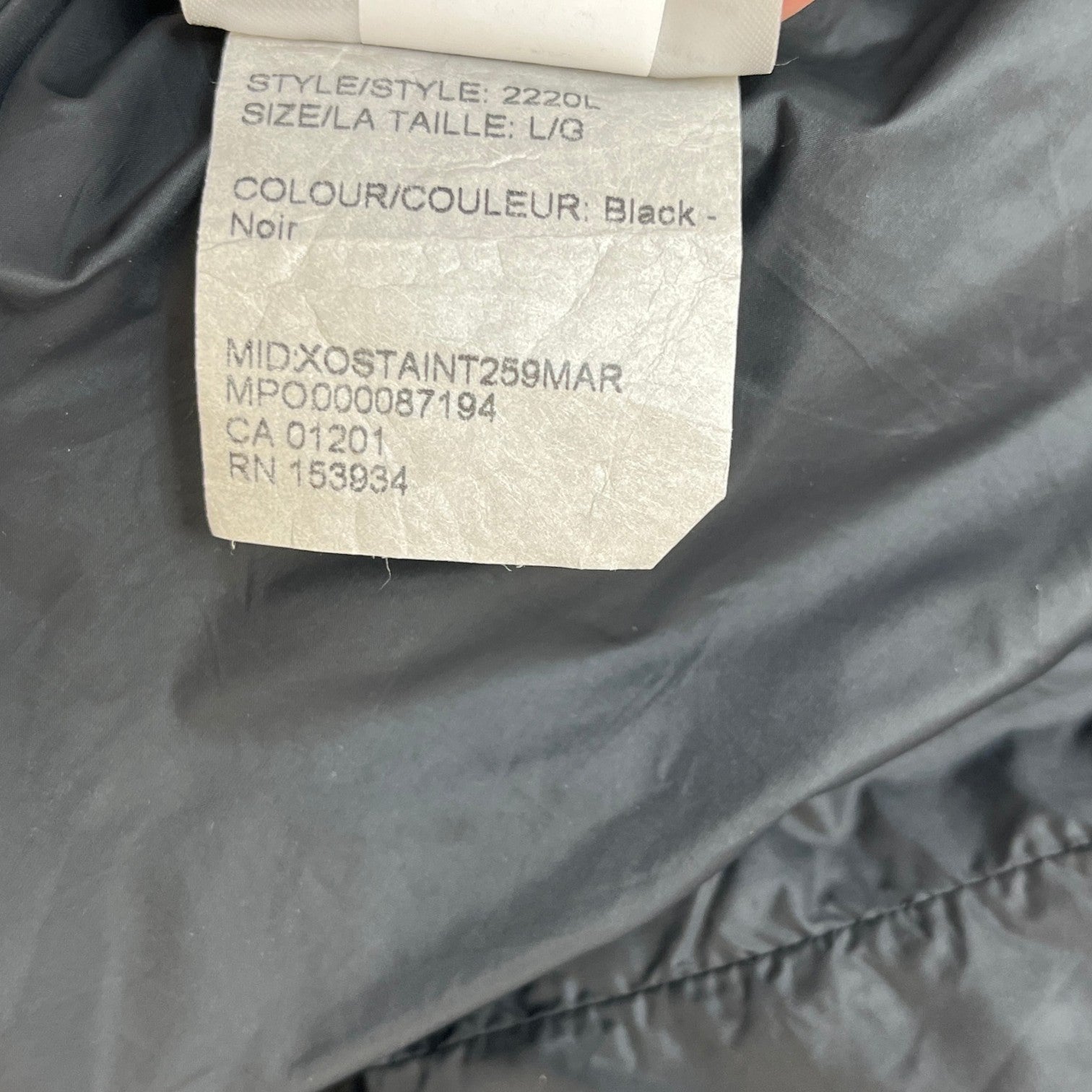 Women's Abbott Hoody Down Jacket Black Size L