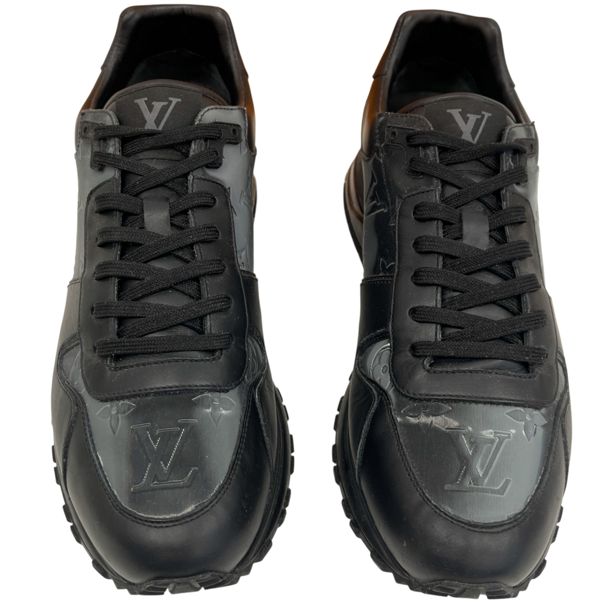 Men's Run Away Low Trainers Black Size EU 42 / UK 8