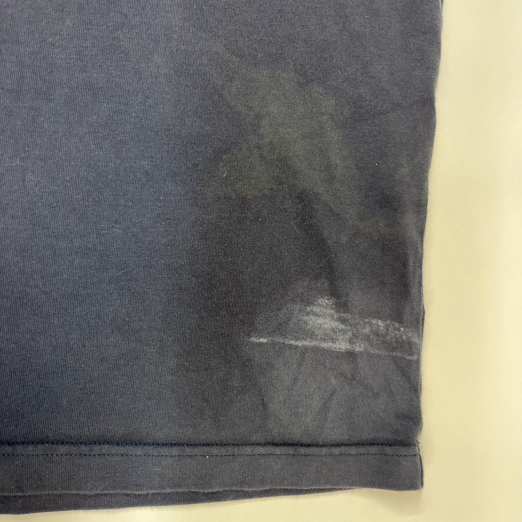 Men's Political Logo Print T-Shirt Grey Size M