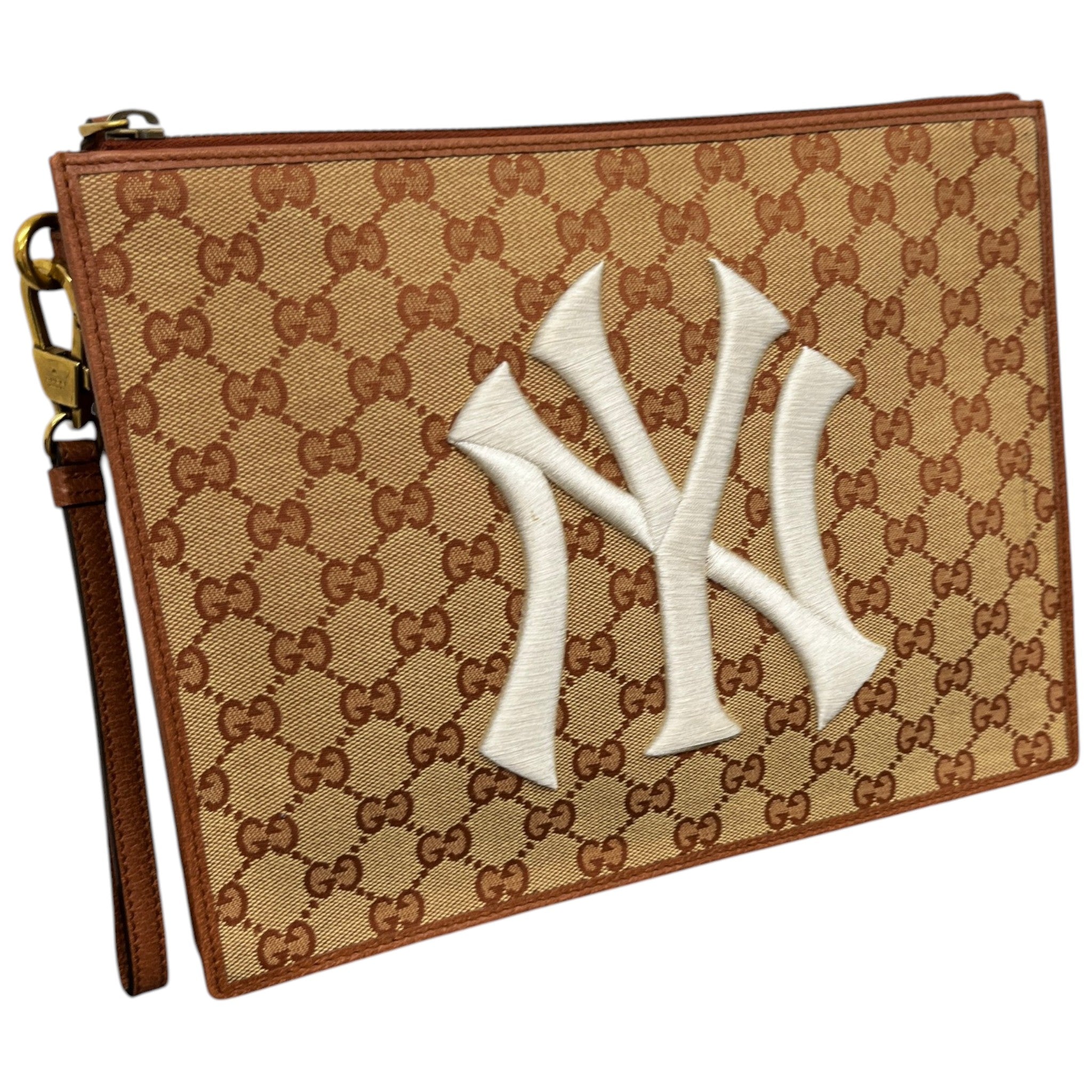 Men's Gg Supreme Pouch Brown