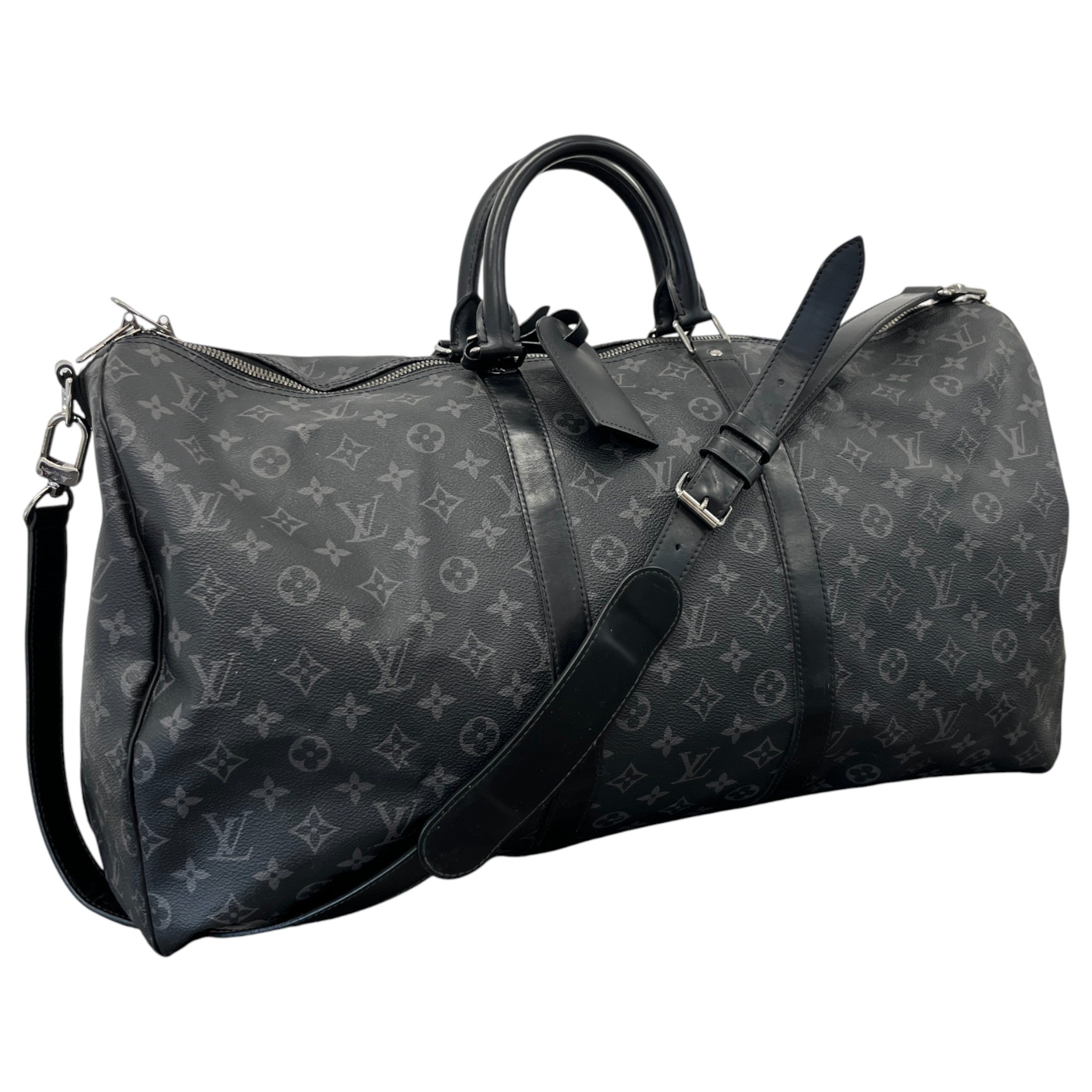 Men's Keepall Bandoulière 55 Monogram Eclipse Bag Black
