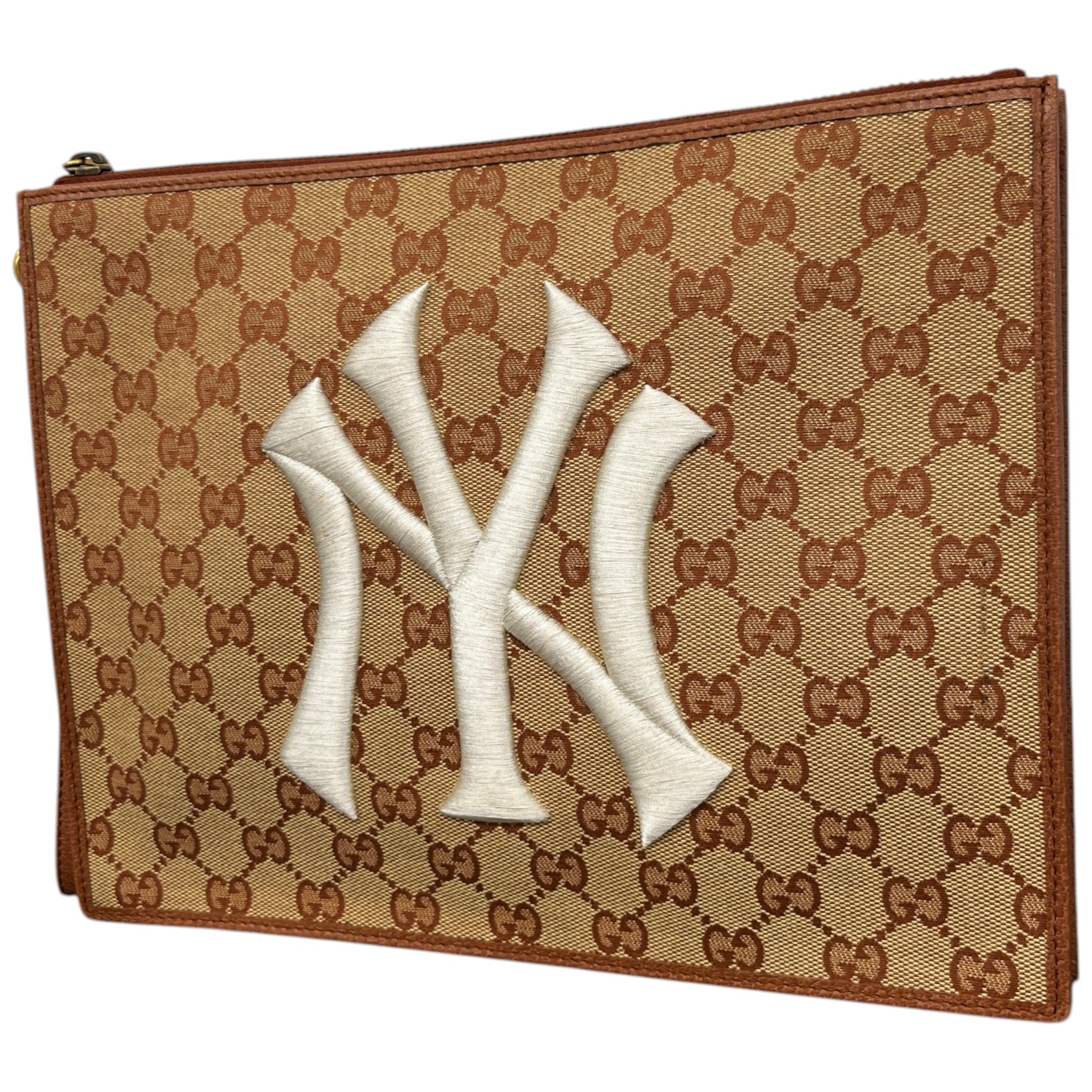 Men's Gg Supreme Pouch Brown