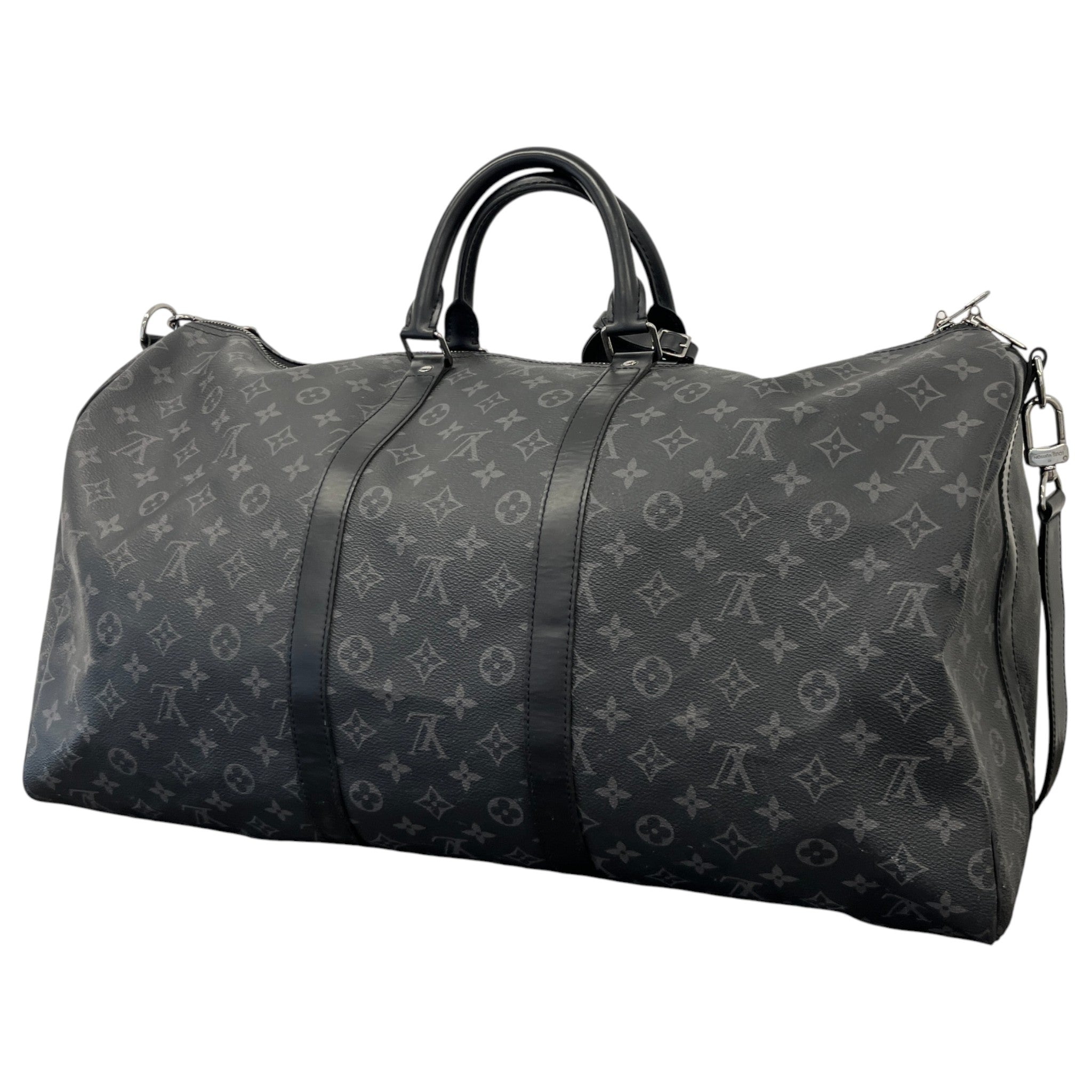 Men's Keepall Bandoulière 55 Monogram Eclipse Bag Black