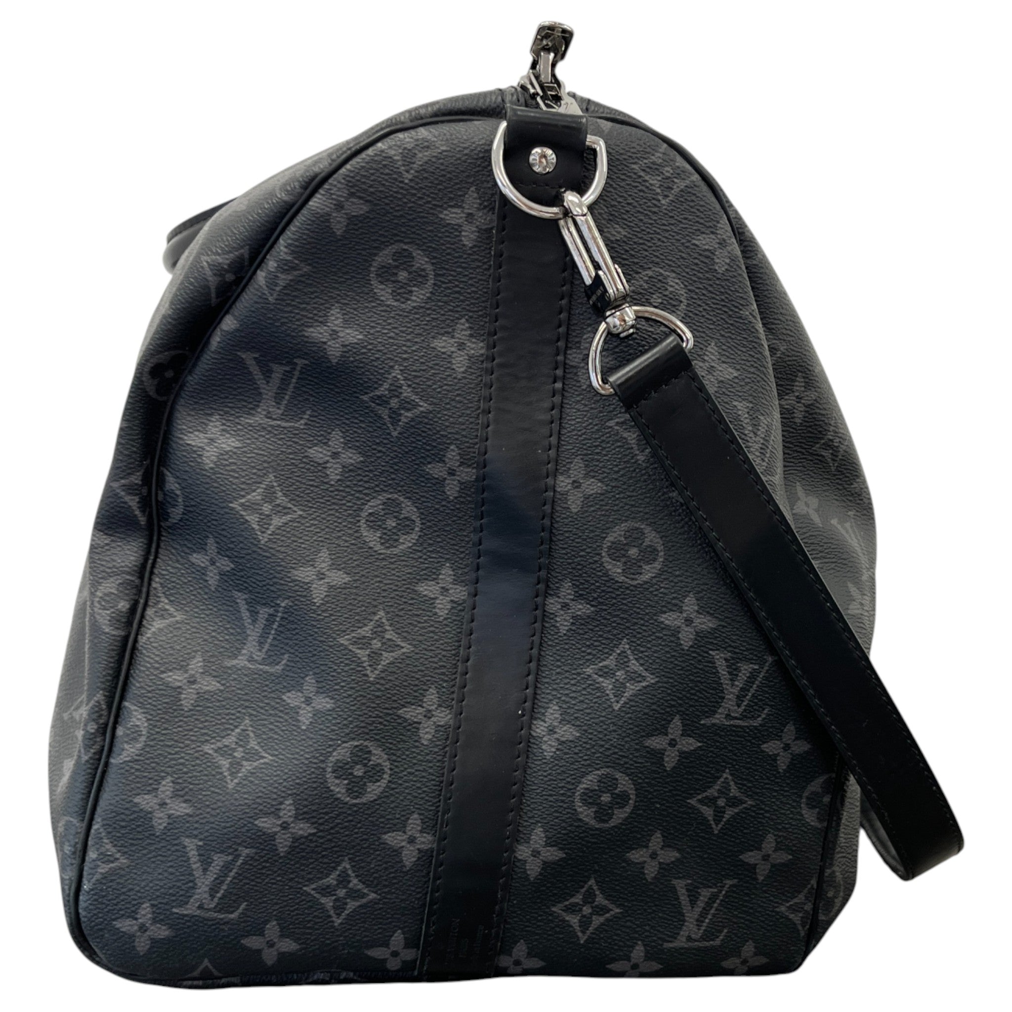 Men's Keepall Bandoulière 55 Monogram Eclipse Bag Black