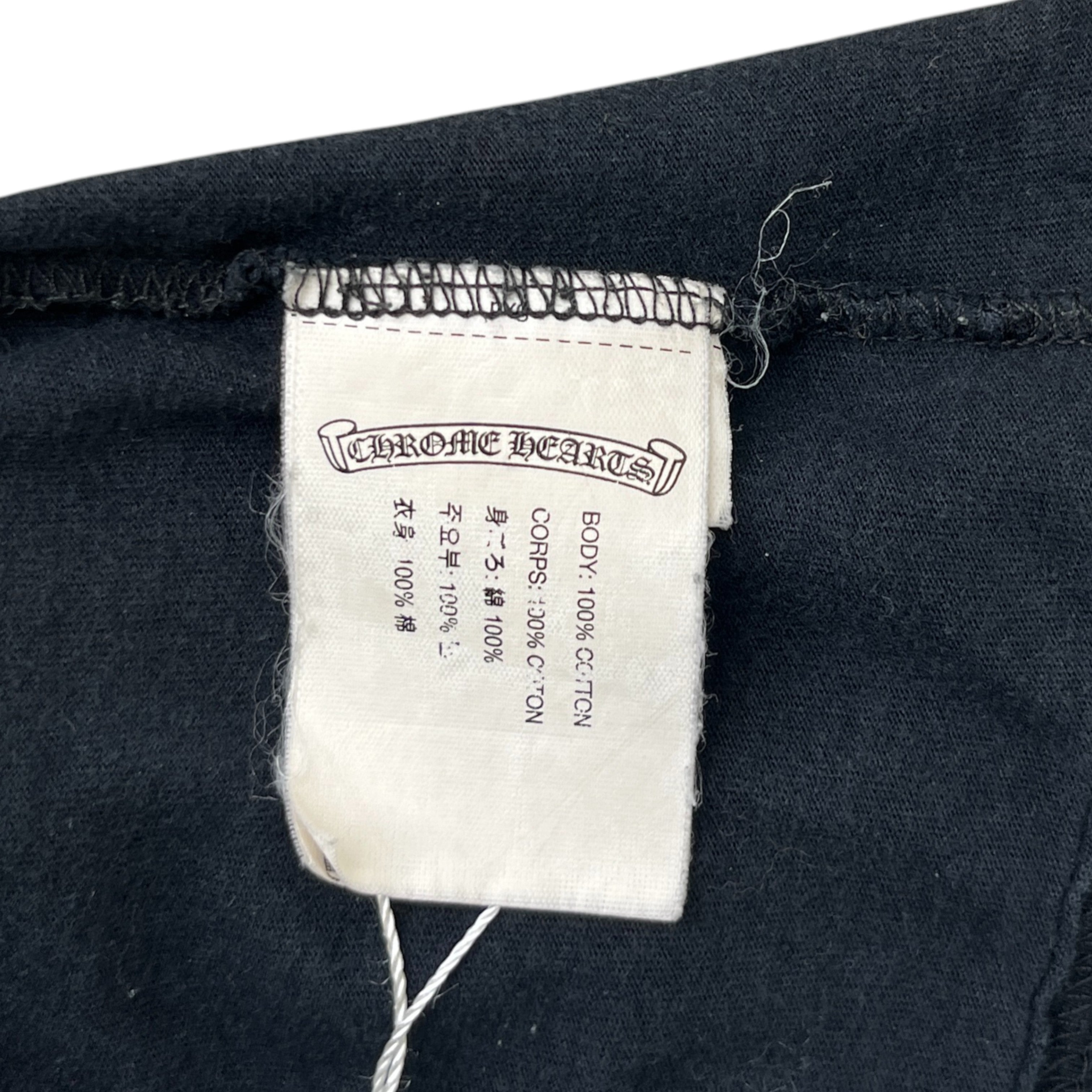 Men's London Horse Shoe Logo T-Shirt Black Size S