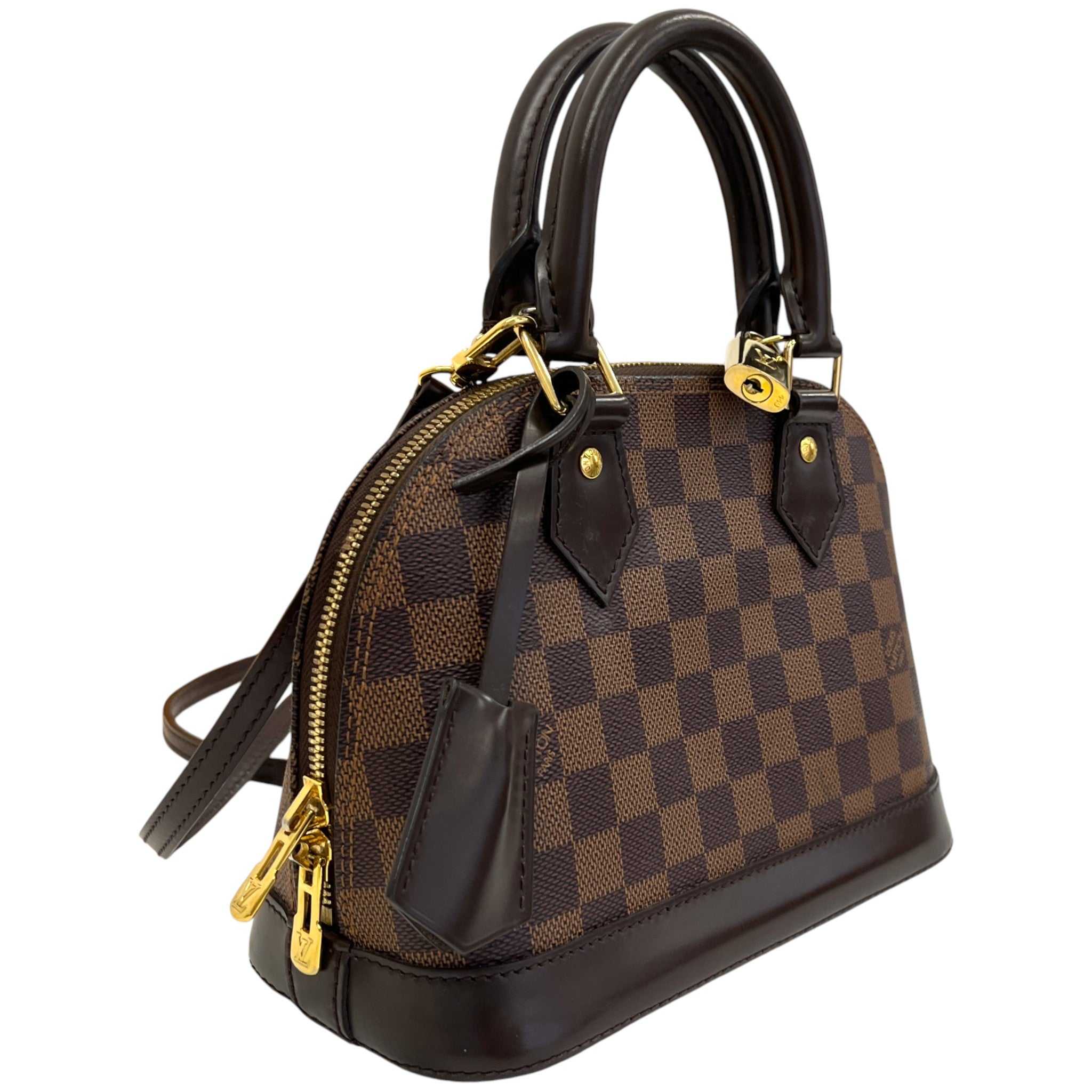 Women's Damier Ebene Alma Bb Bag Brown