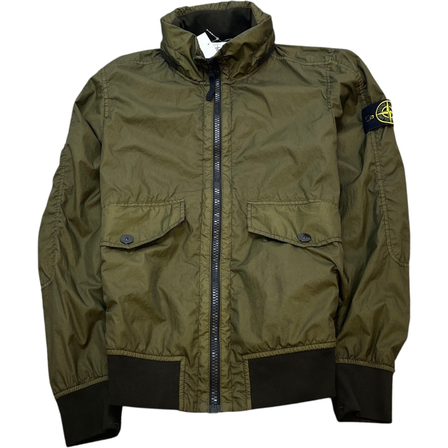 Men's Membrana 3L Tc Windbreaker Khaki Size S