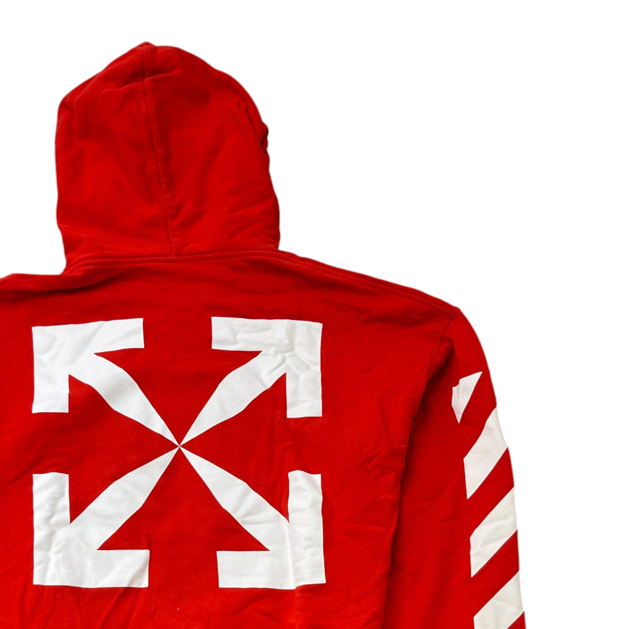 Men's Mona Lisa Print Hoodie Red Size L