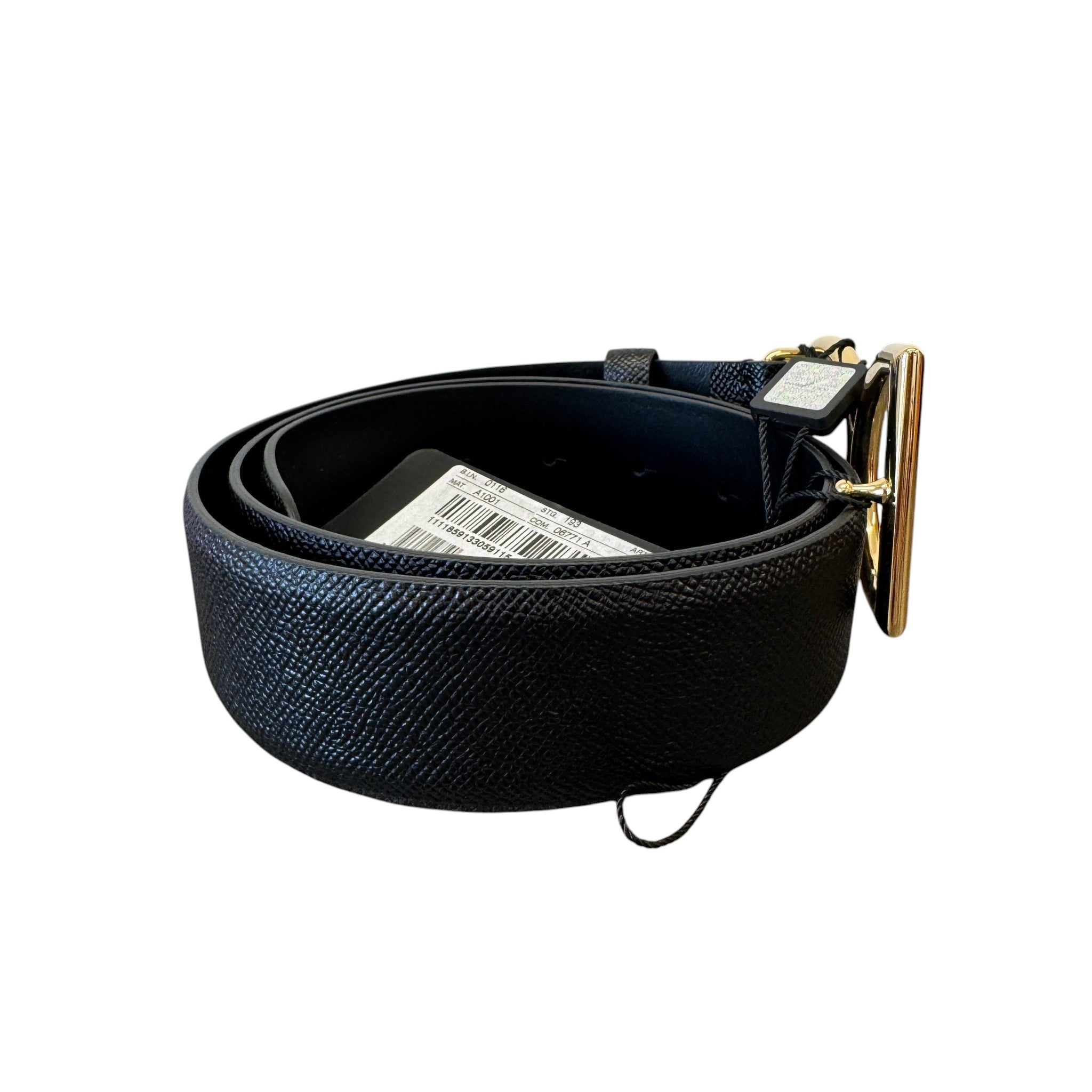 Women's Logo Buckle Belt Black Size 85CM / UK 10