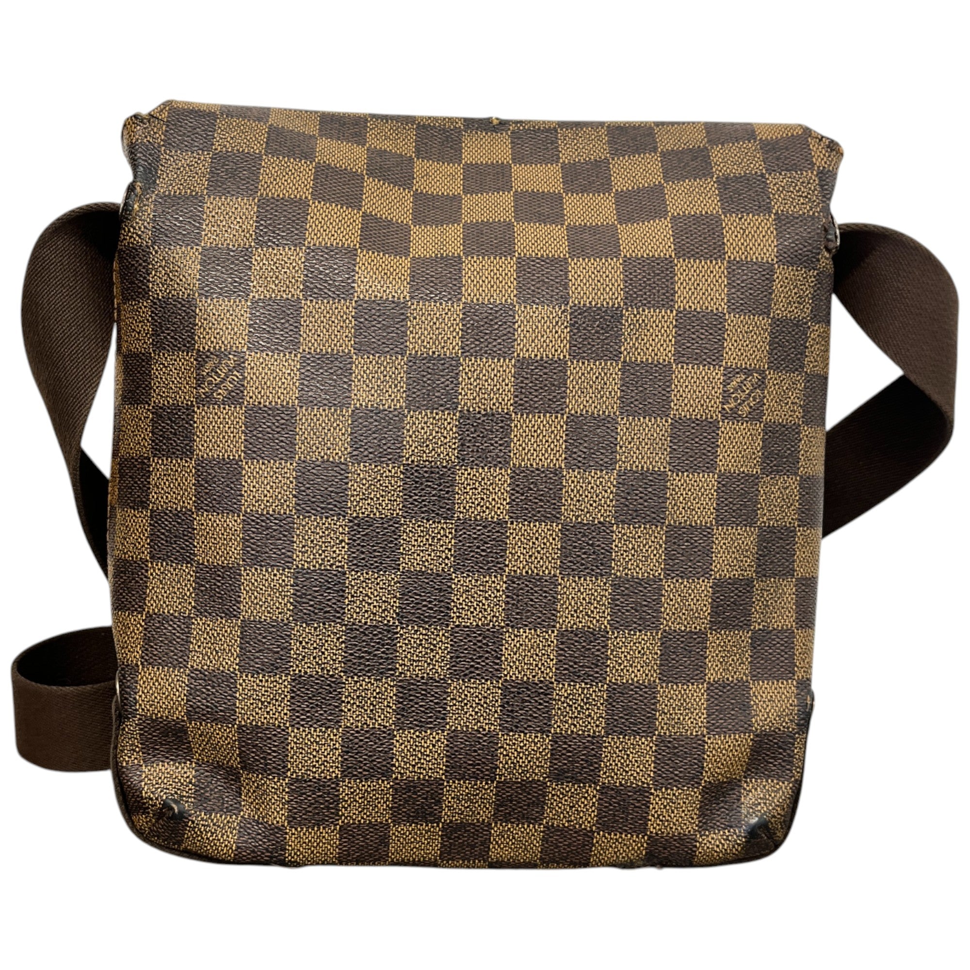 Men's Damier Brooklyn Pm Messenger Bag Brown