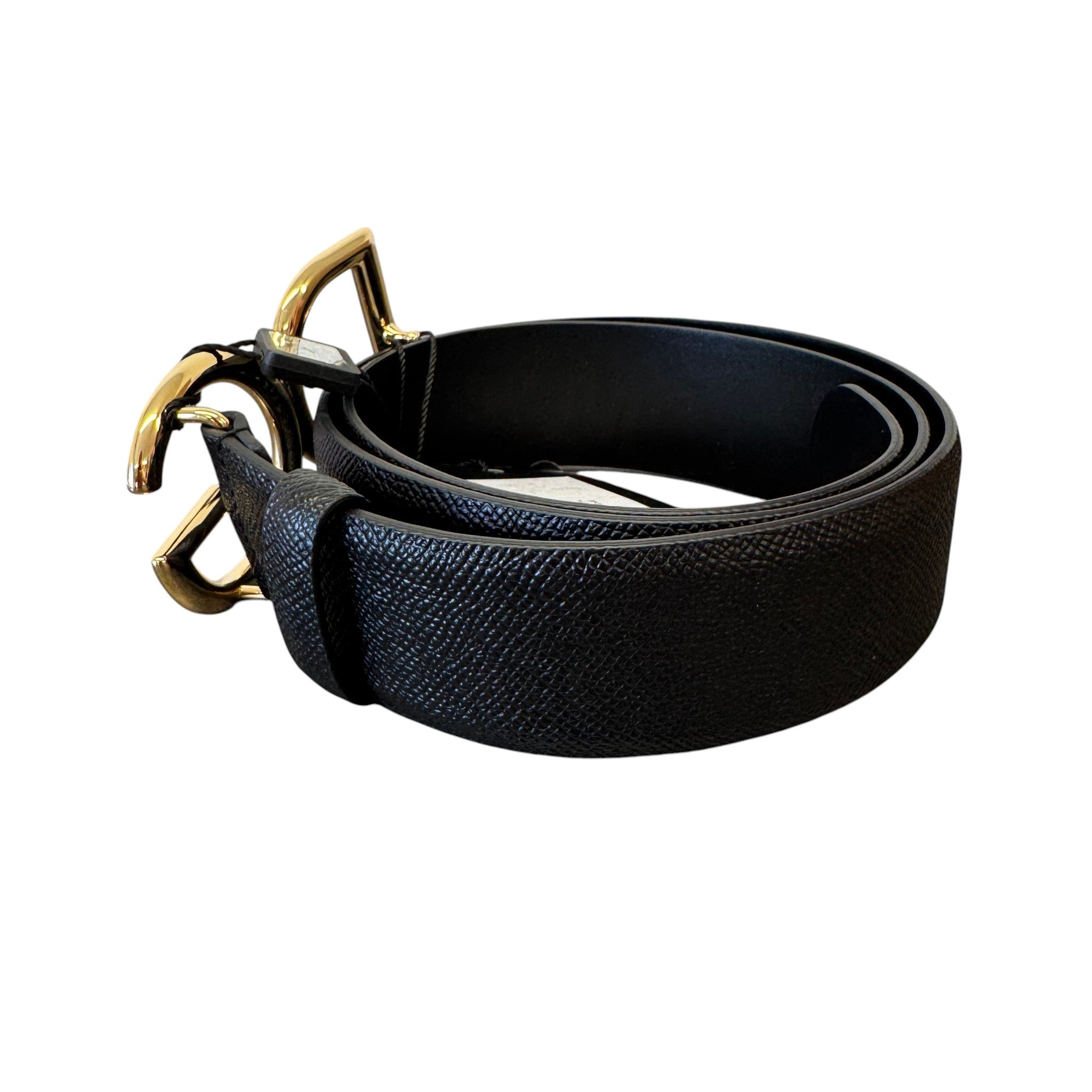 Women's Logo Buckle Belt Black Size 85CM / UK 10