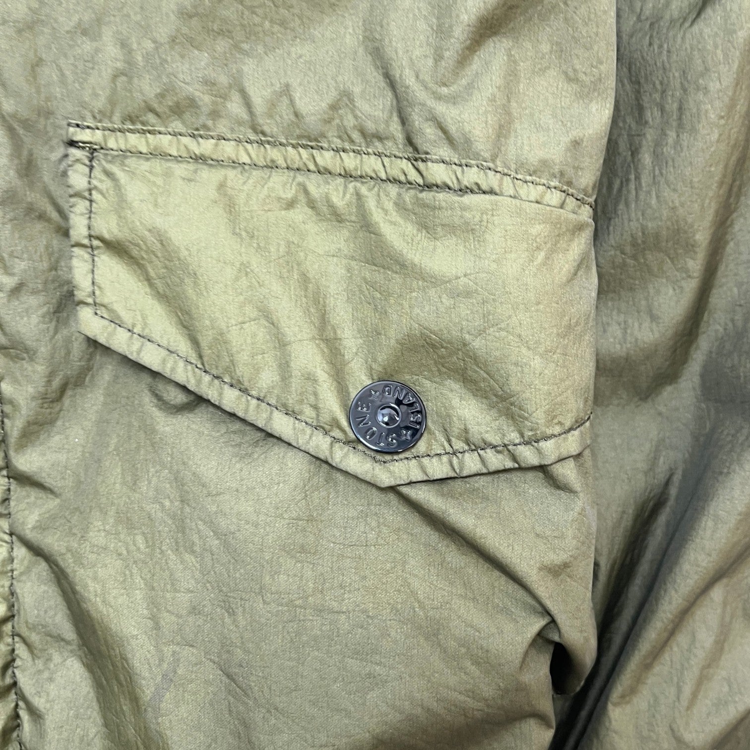 Men's Membrana 3L Tc Windbreaker Khaki Size S