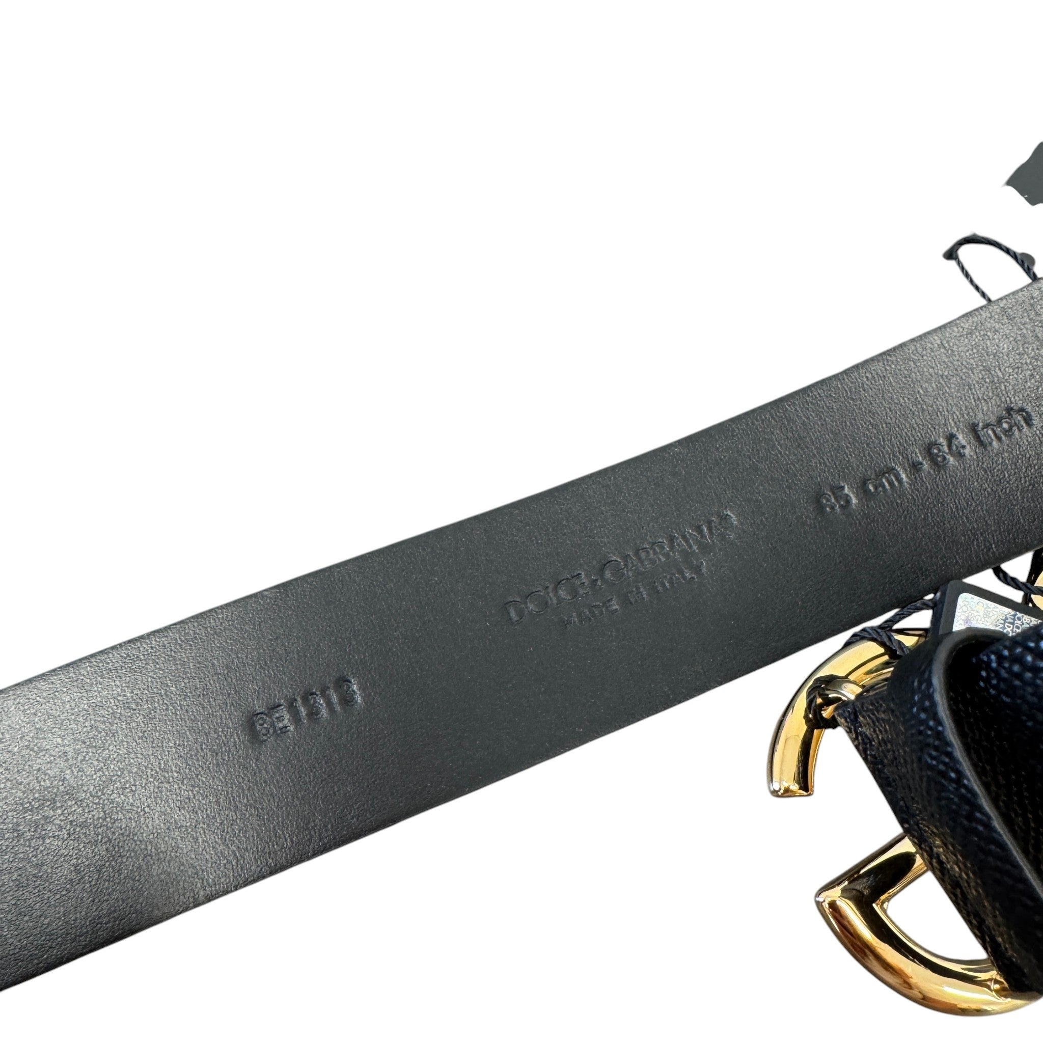 Women's Logo Buckle Belt Black Size 85CM / UK 10